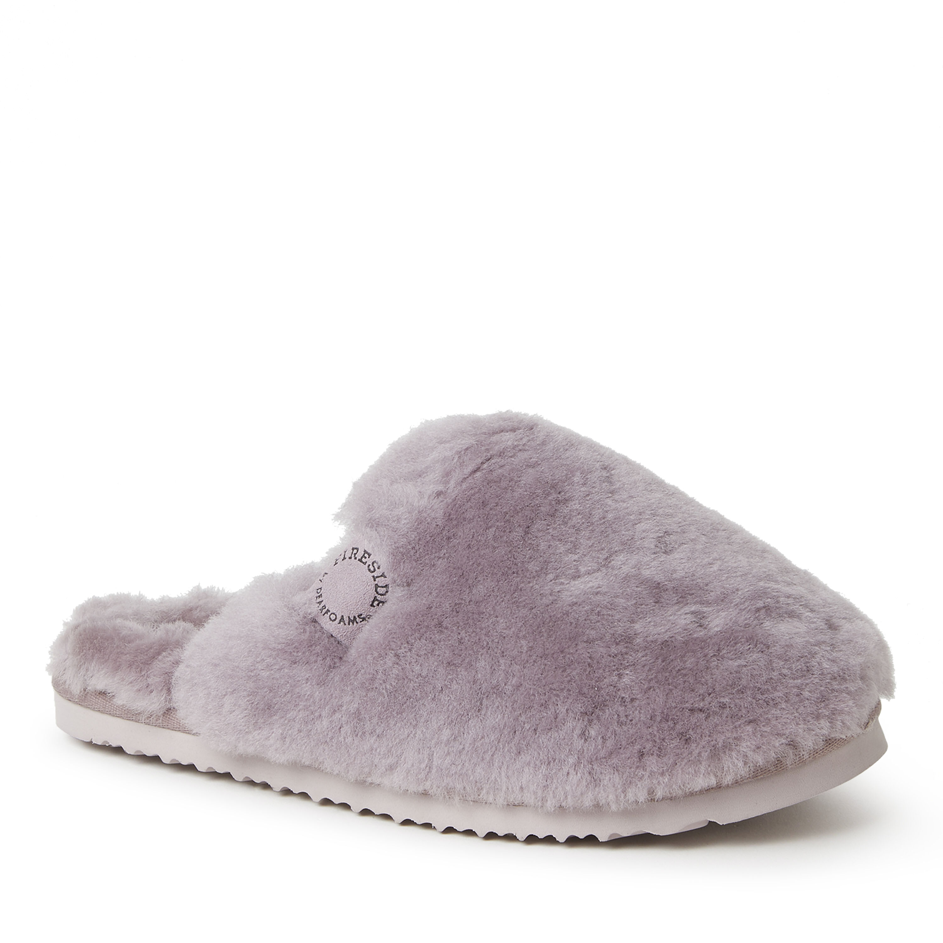 Women's  Fireside By Dearfoams Shelly Beach Genuine Shearling Scuff