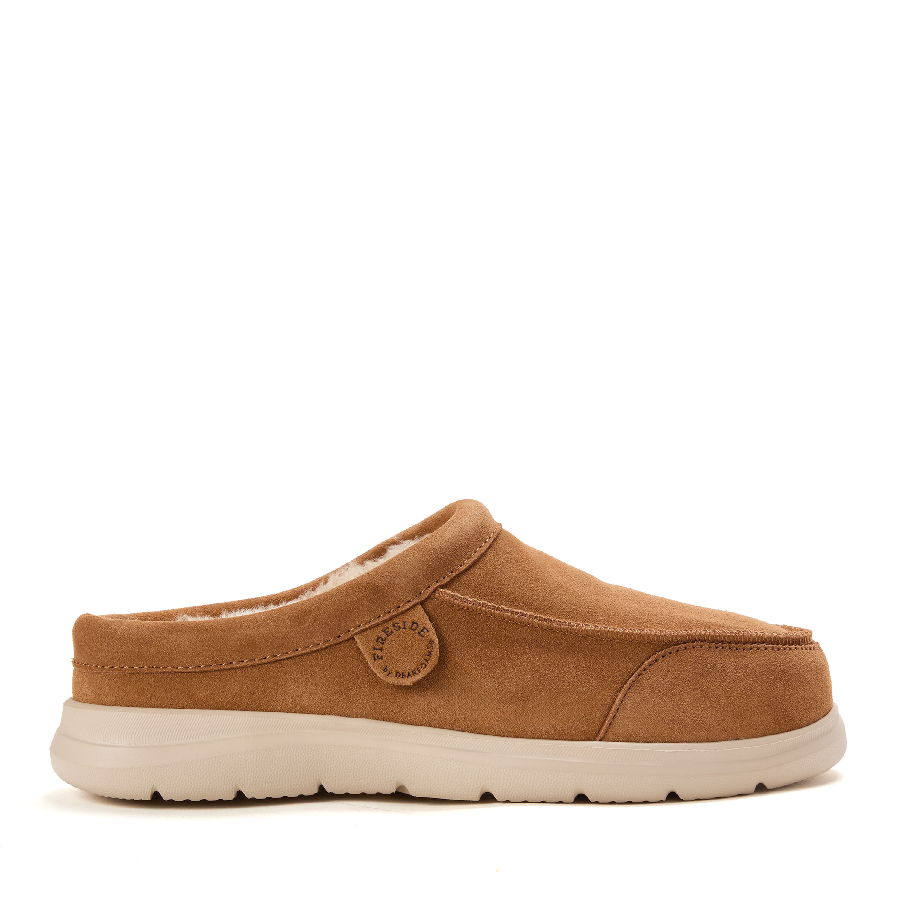 Men's Fireside by Dearfoams Lithgow Genuine Shearling Clog