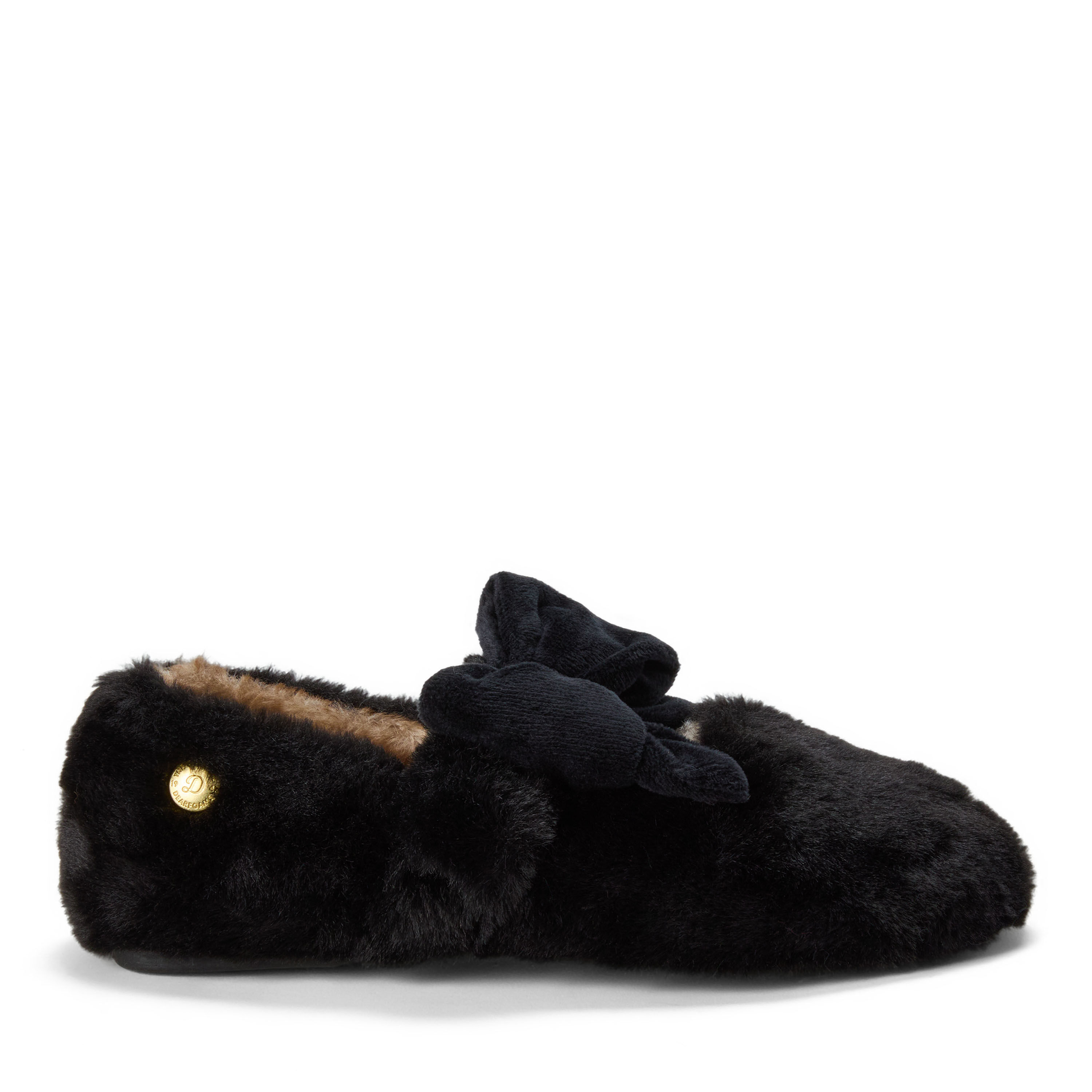 Dearfoams Women's Pennie Maryjane With Bow Slippers