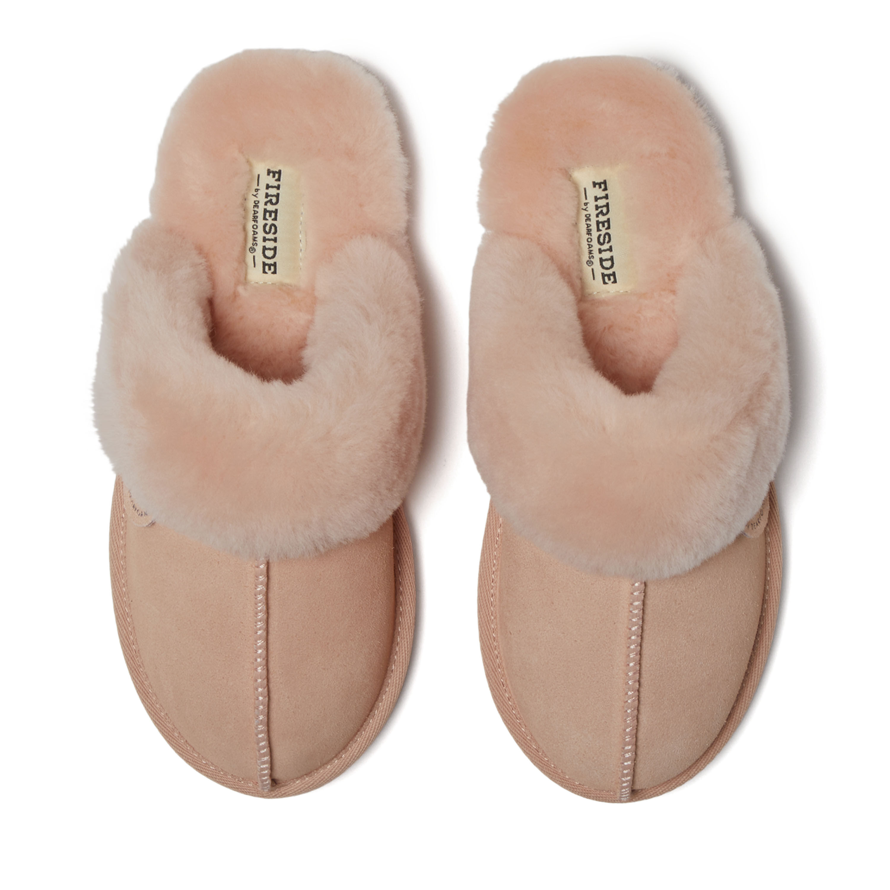 Women's Fireside By Dearfoams Sydney Genuine Shearling Scuff