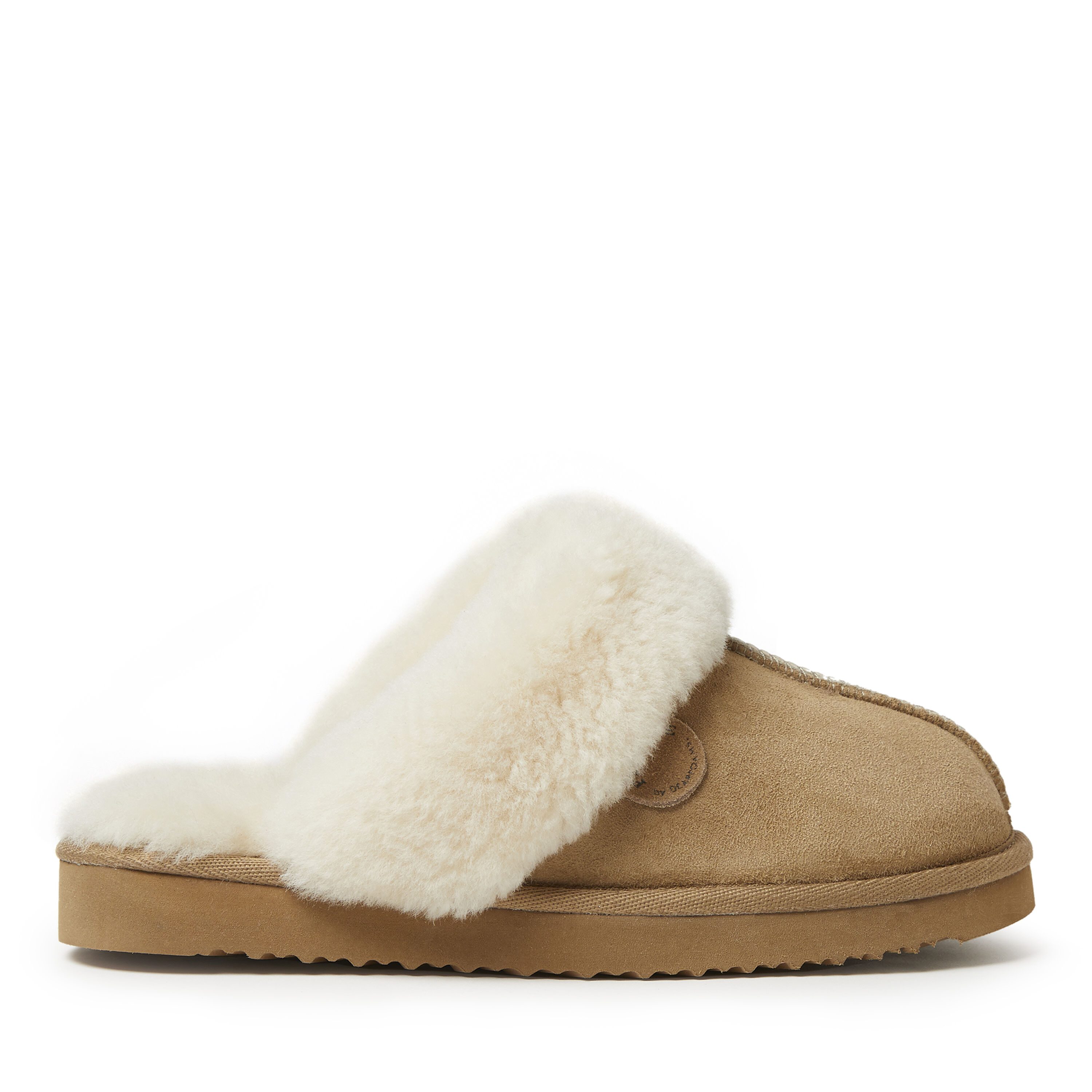 Women's Fireside by Dearfoams Sydney Genuine Shearling Scuff Slipper