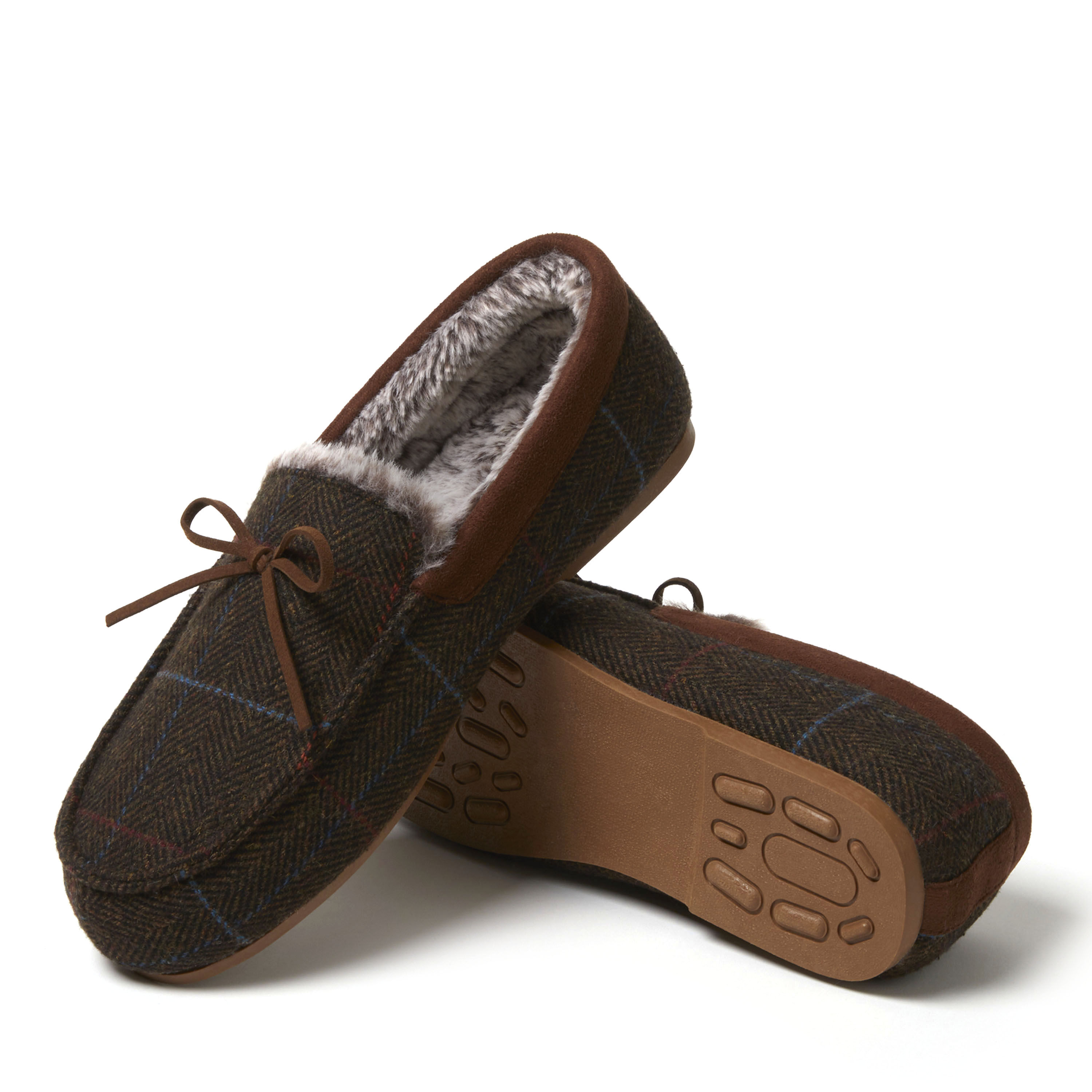 Plaid moccasins online