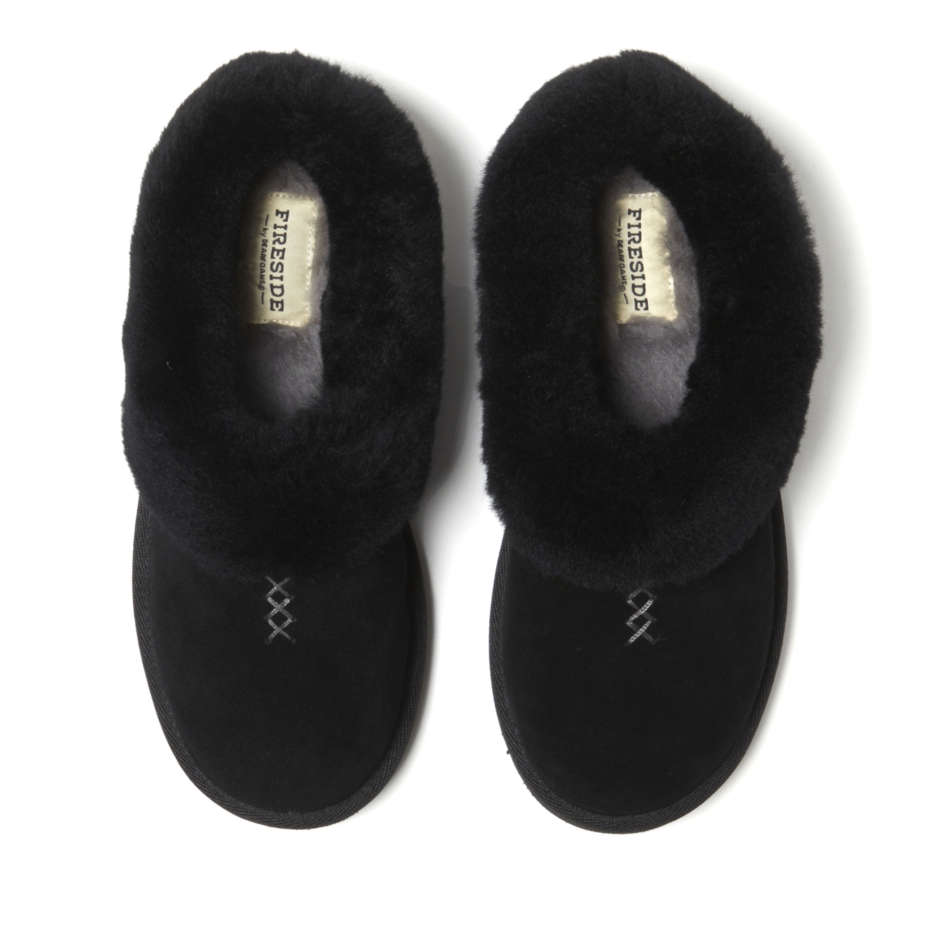 Women's Fireside by Dearfoams Adelaide Genuine Shearling Clog Slipper - Water Resistant