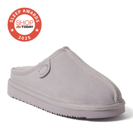 Women's Fireside by Dearfoams Greta Genuine Shearling Clog