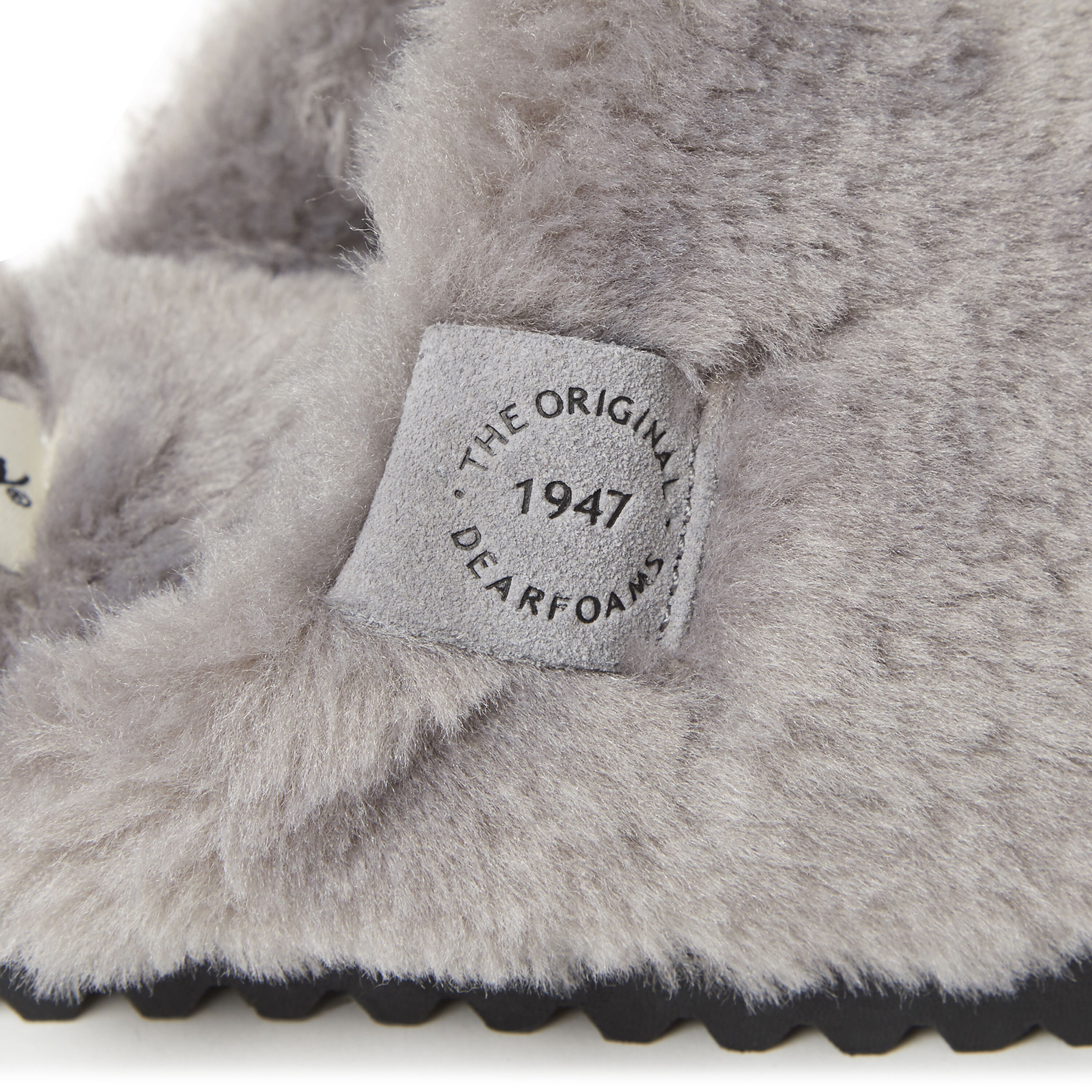 Women's Plush Faux Shearling Slide with Genuine Suede Trim Slipper