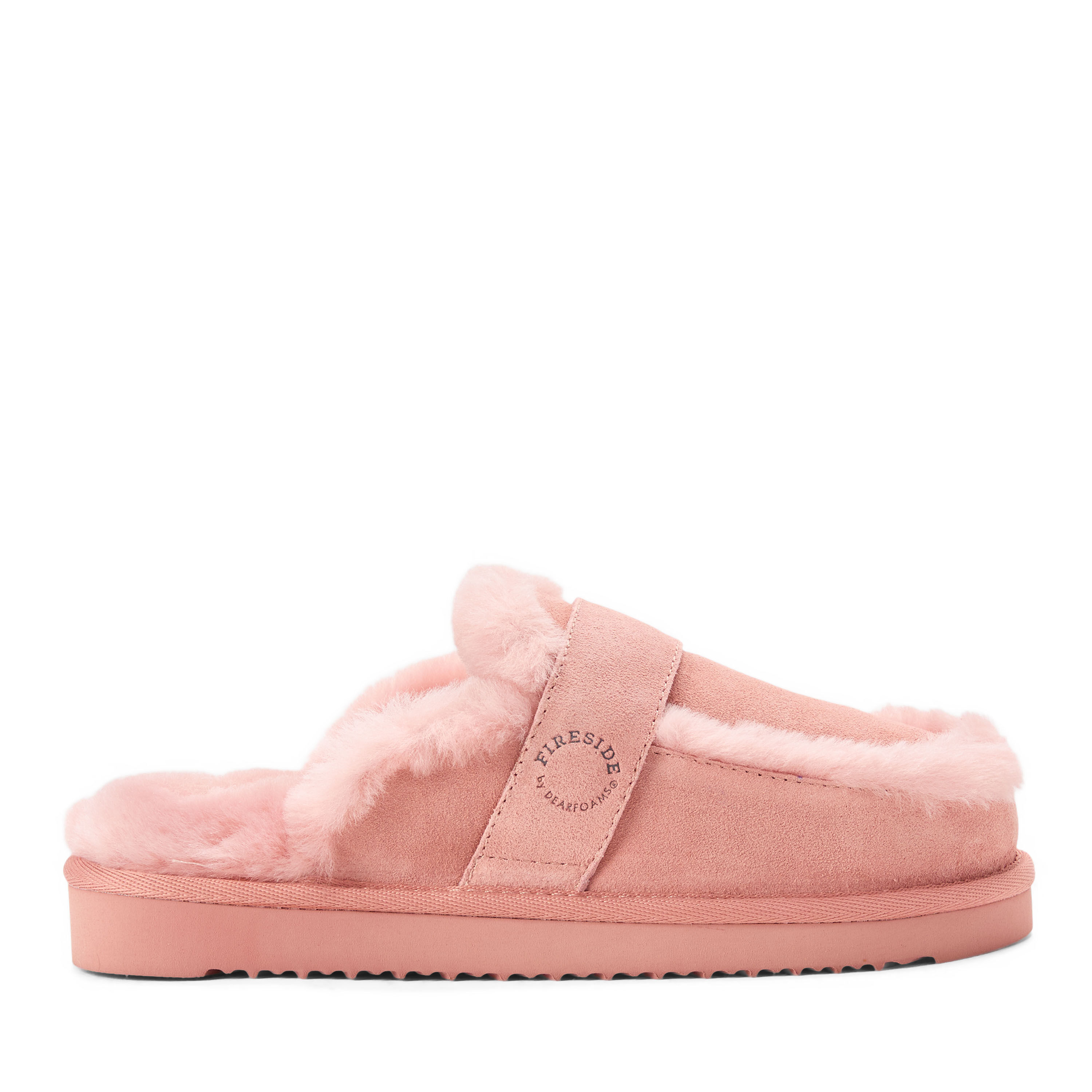 Women's Fireside by Dearfoams Richmond Genuine Shearling Scuff