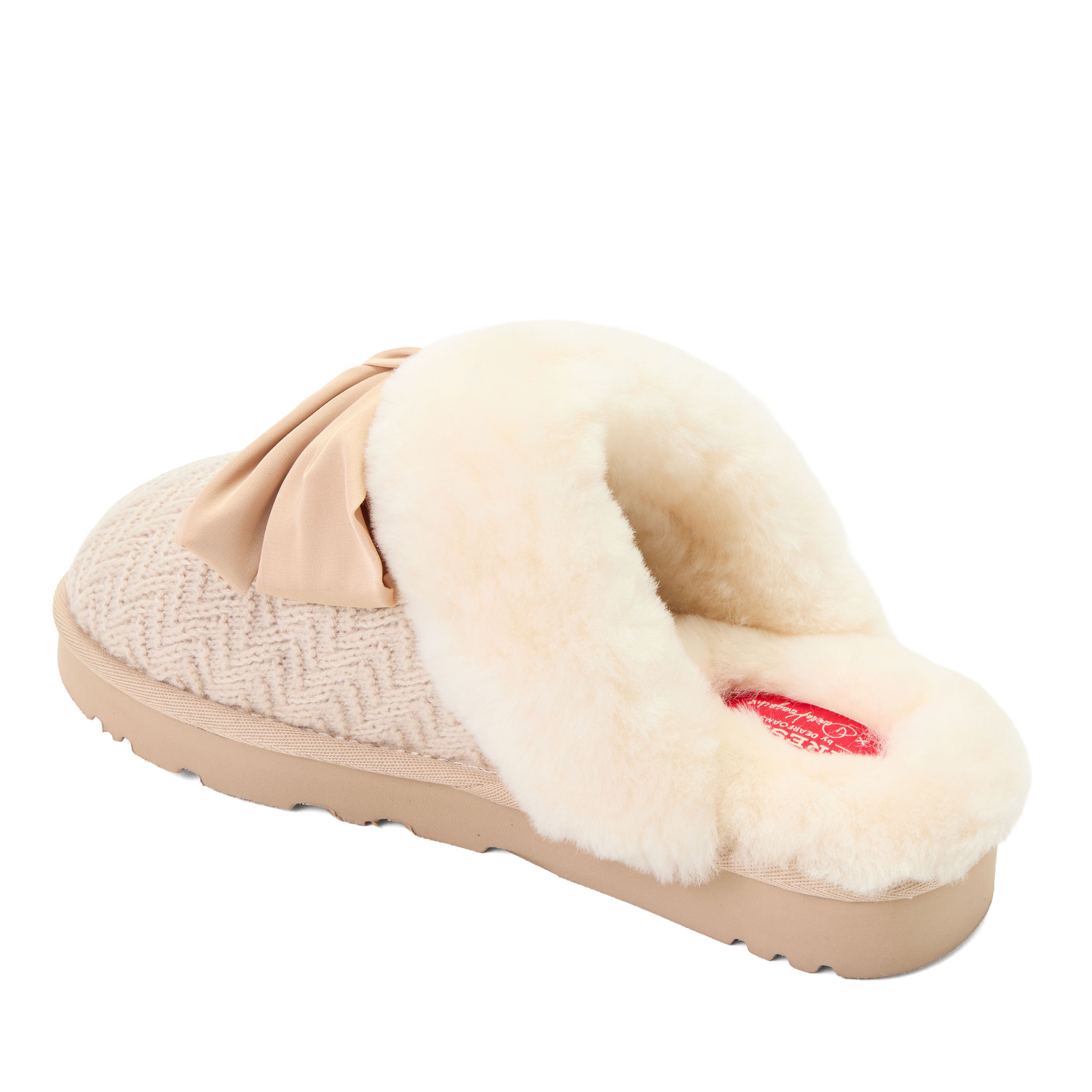 Daniella Karagach&rsquo;s Women's Fireside Knit Shearling Scuff