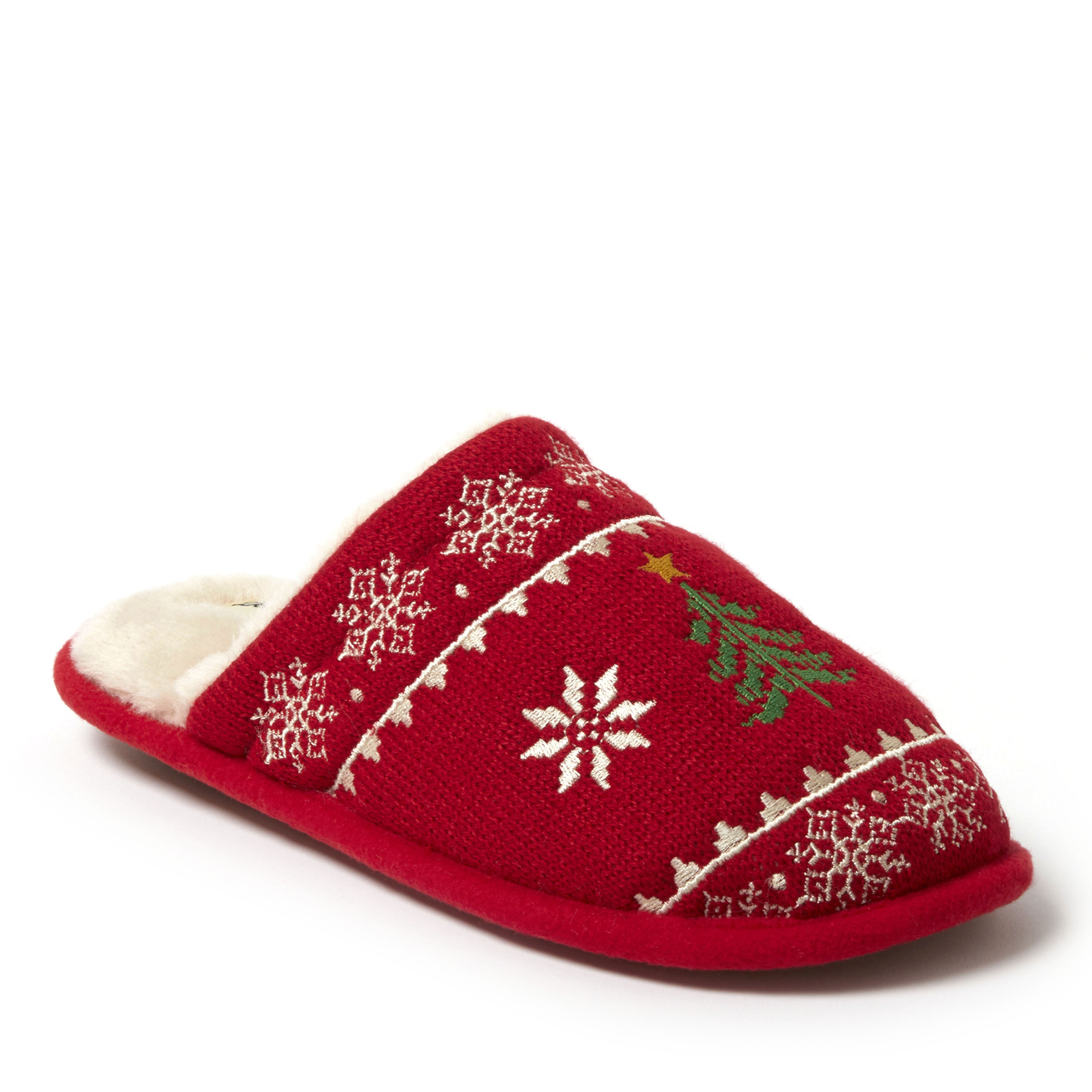Women's Novelty Knit Scuff With Eyemask