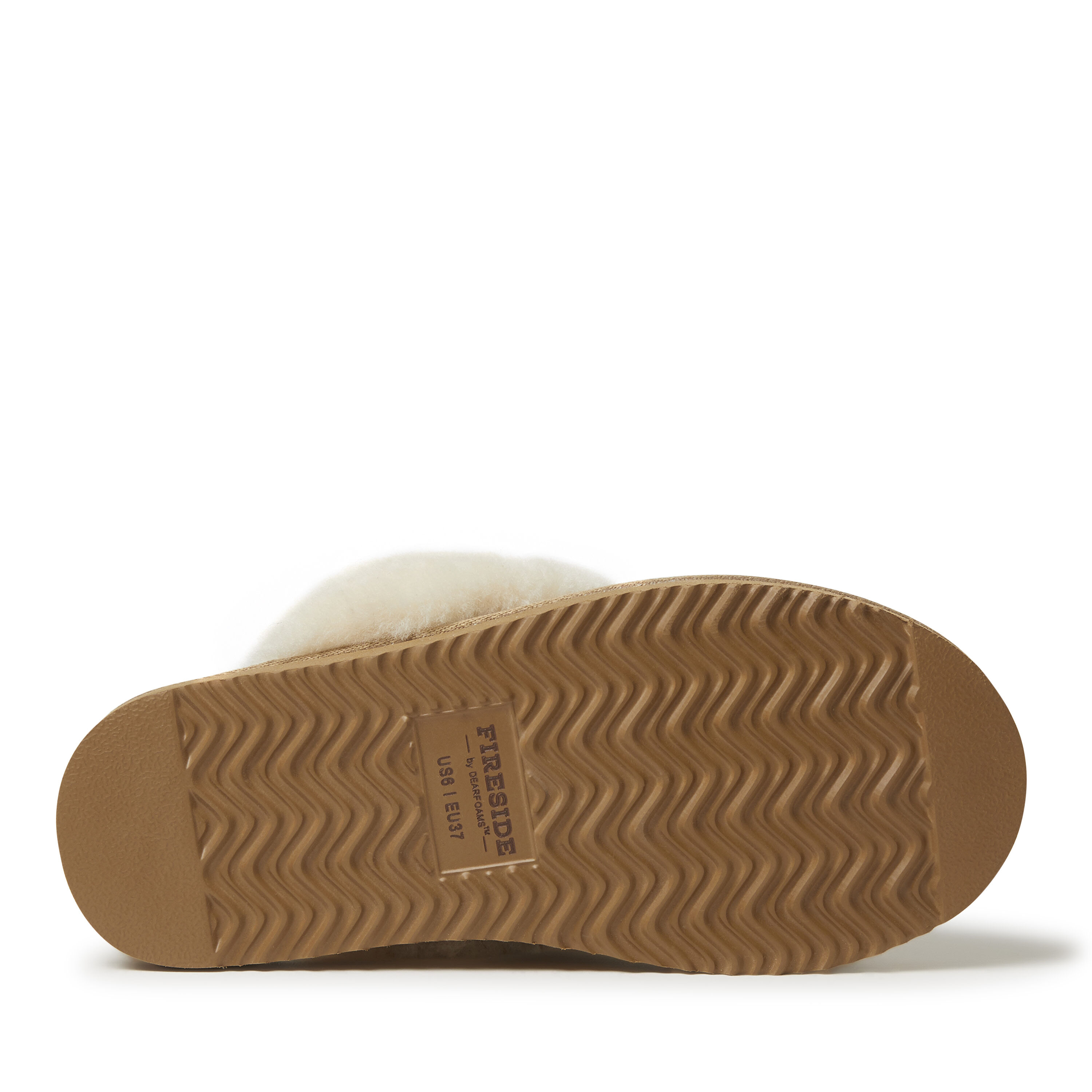 Women's Fireside by Dearfoams Sydney Genuine Shearling Scuff Slipper