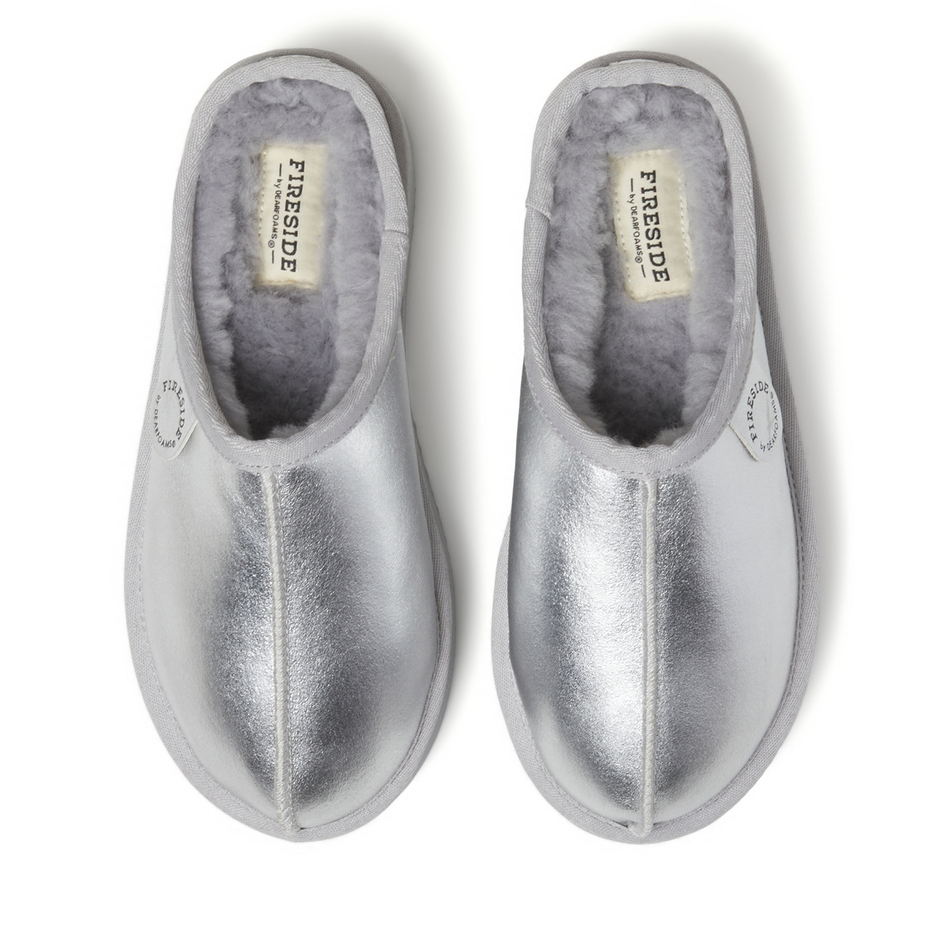 Women's Fireside by Dearfoams Queenstown Platform Genuine Shearling Clog