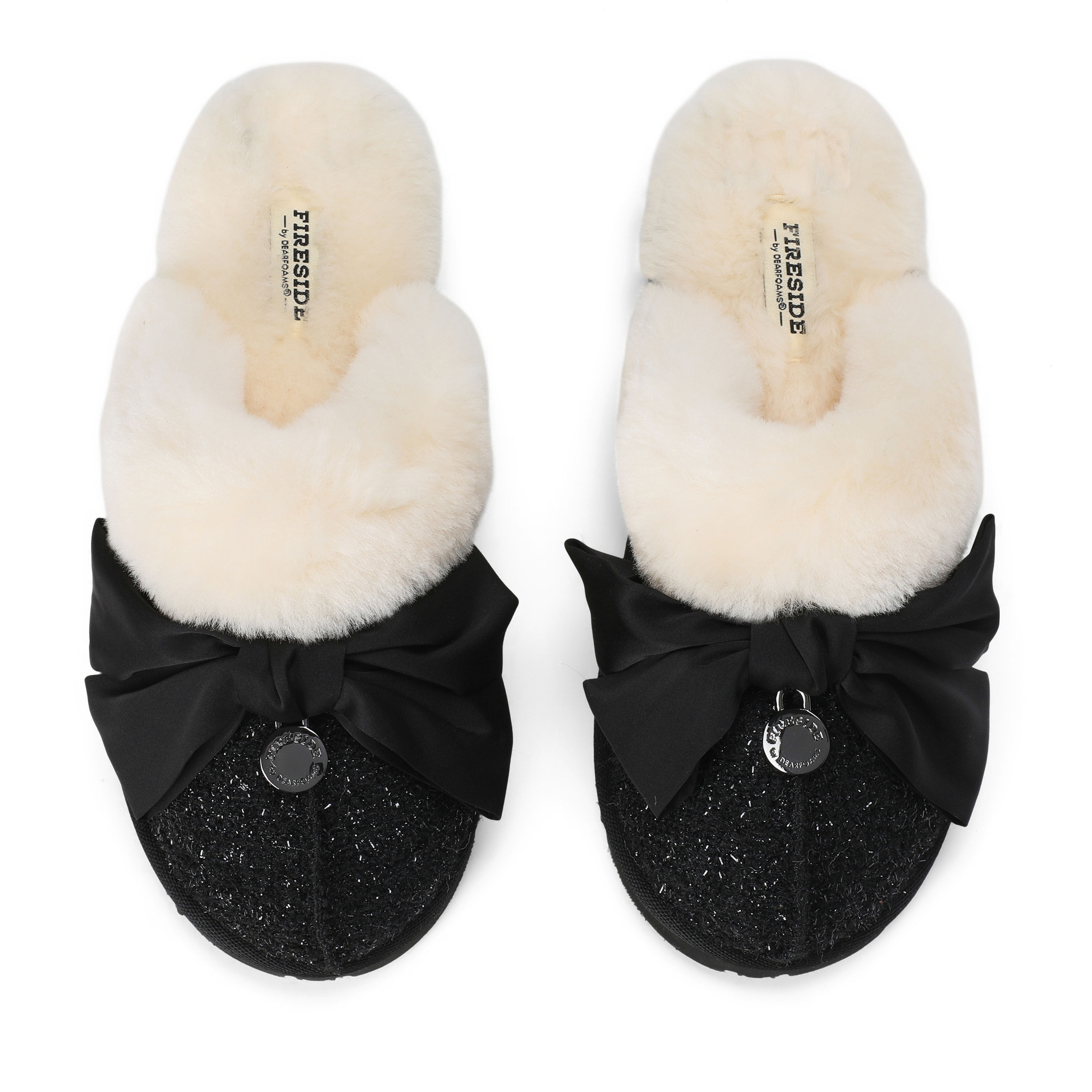 Women's Sydney Dream Bow Genuine Shearling Scuff