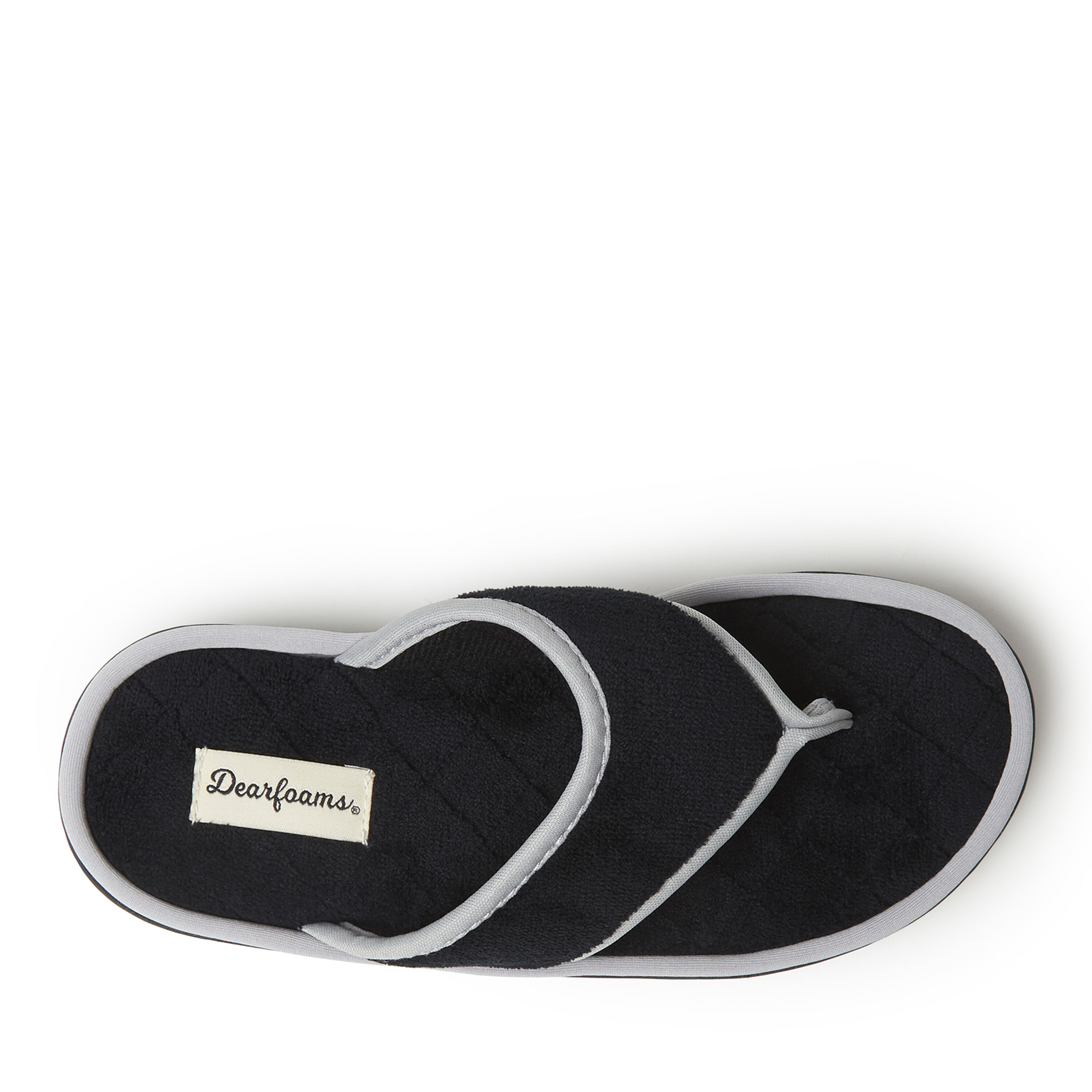 Women's Melanie Terry Thong  with Quilted Footbed Slipper