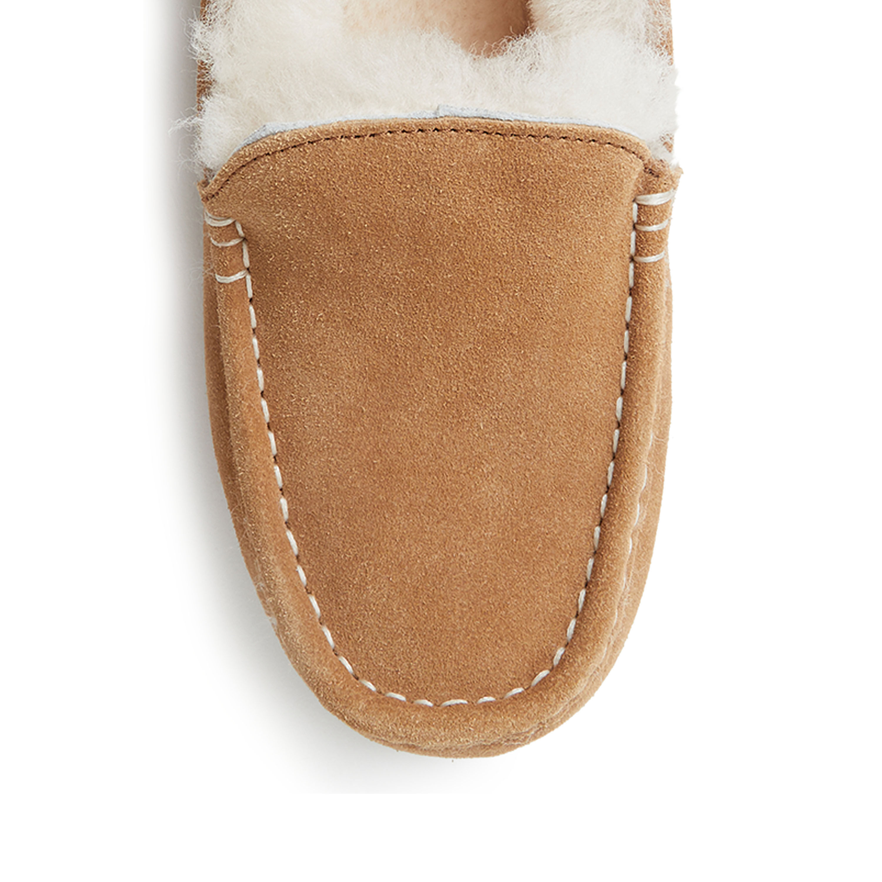 Women's mel genuine best sale shearling moccasin slipper