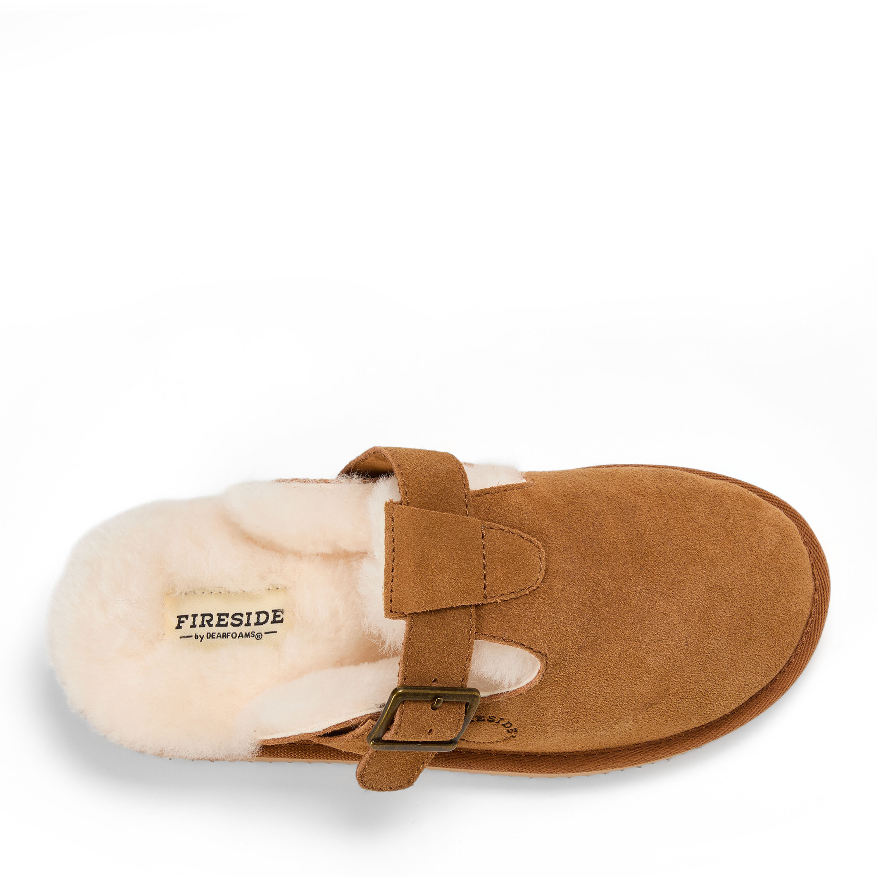 Women's Fireside by Dearfoams Maitland Genuine Shearling Scuff