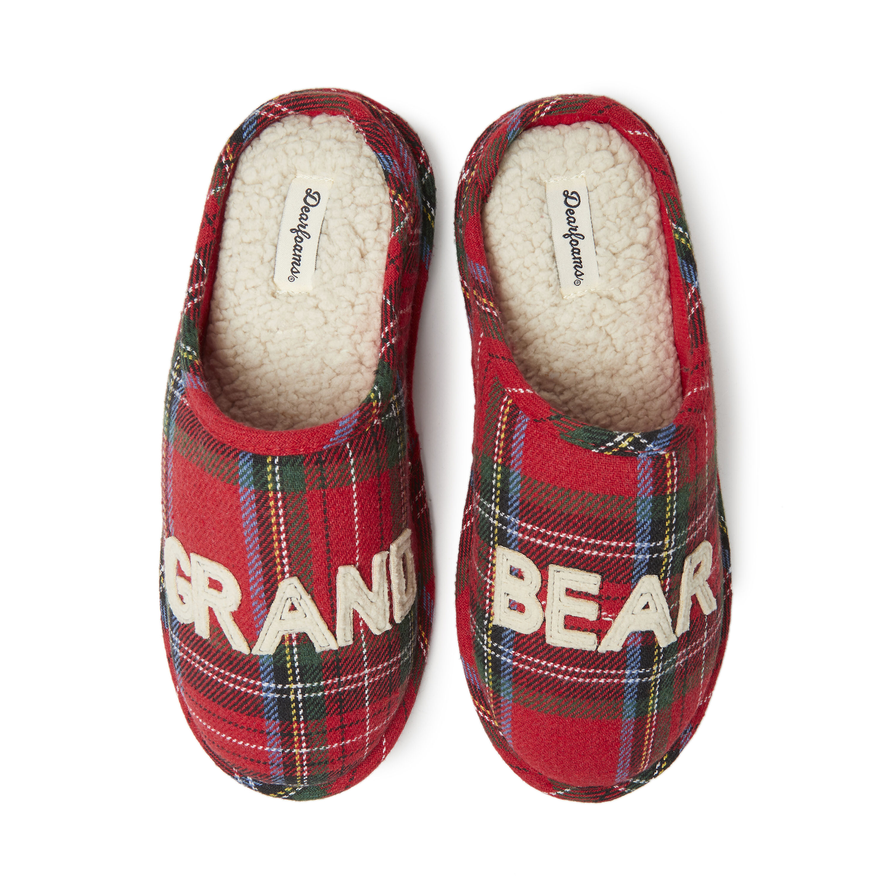 Unisex Grand Bear Plaid Clog Slipper