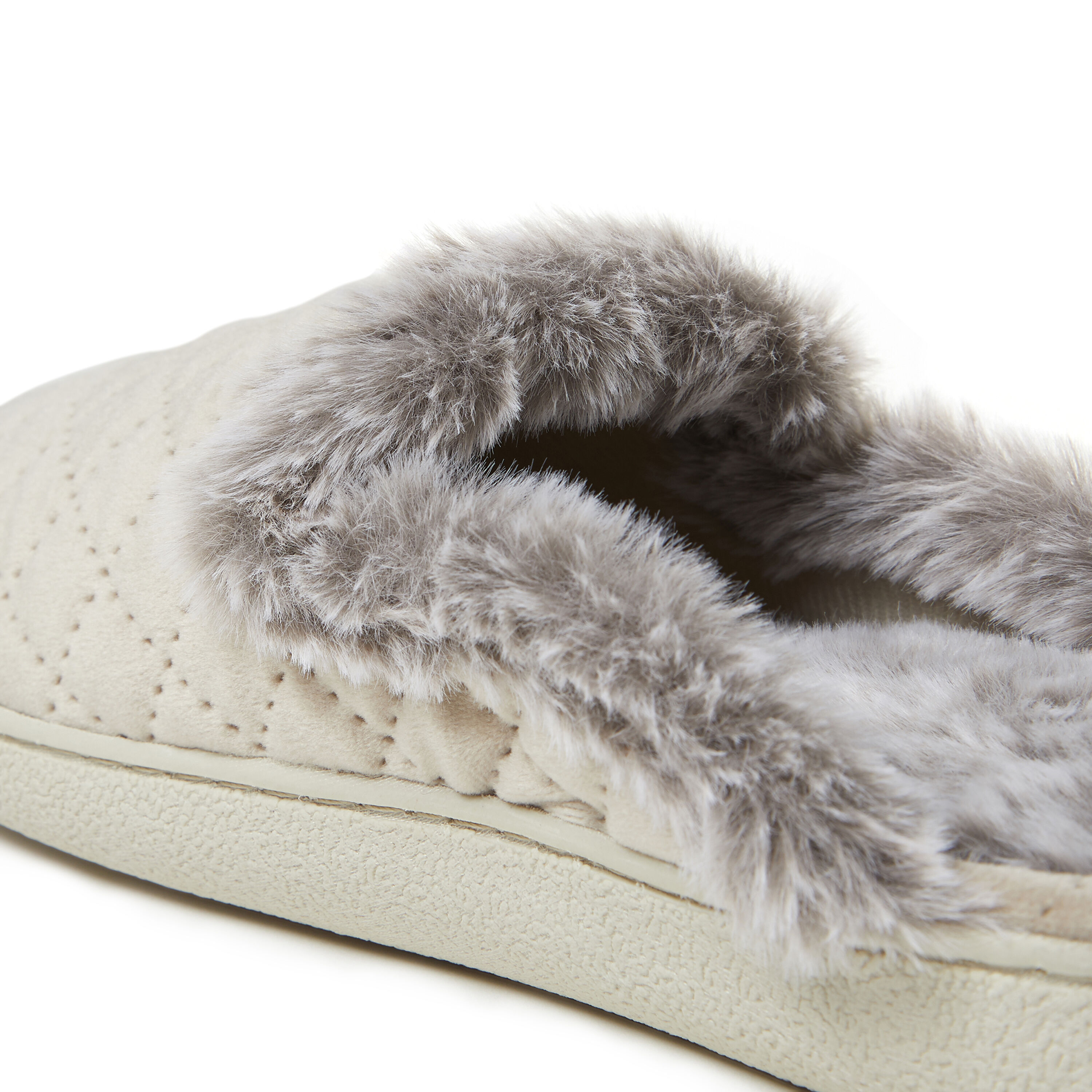 Women's Erin Quilted Velour Scuff Slipper