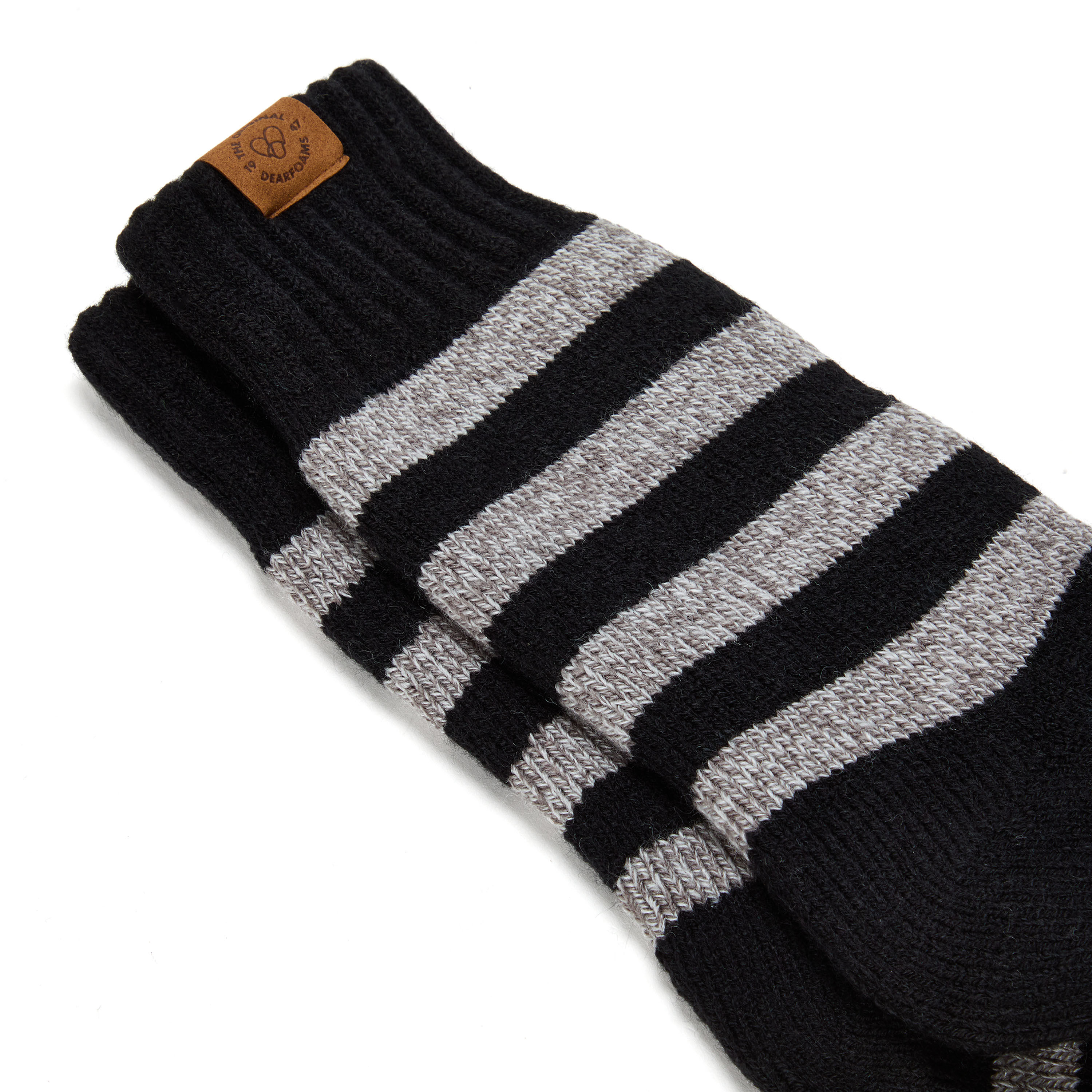 Men's Stripe Crew Slipper Socks-2 pack
