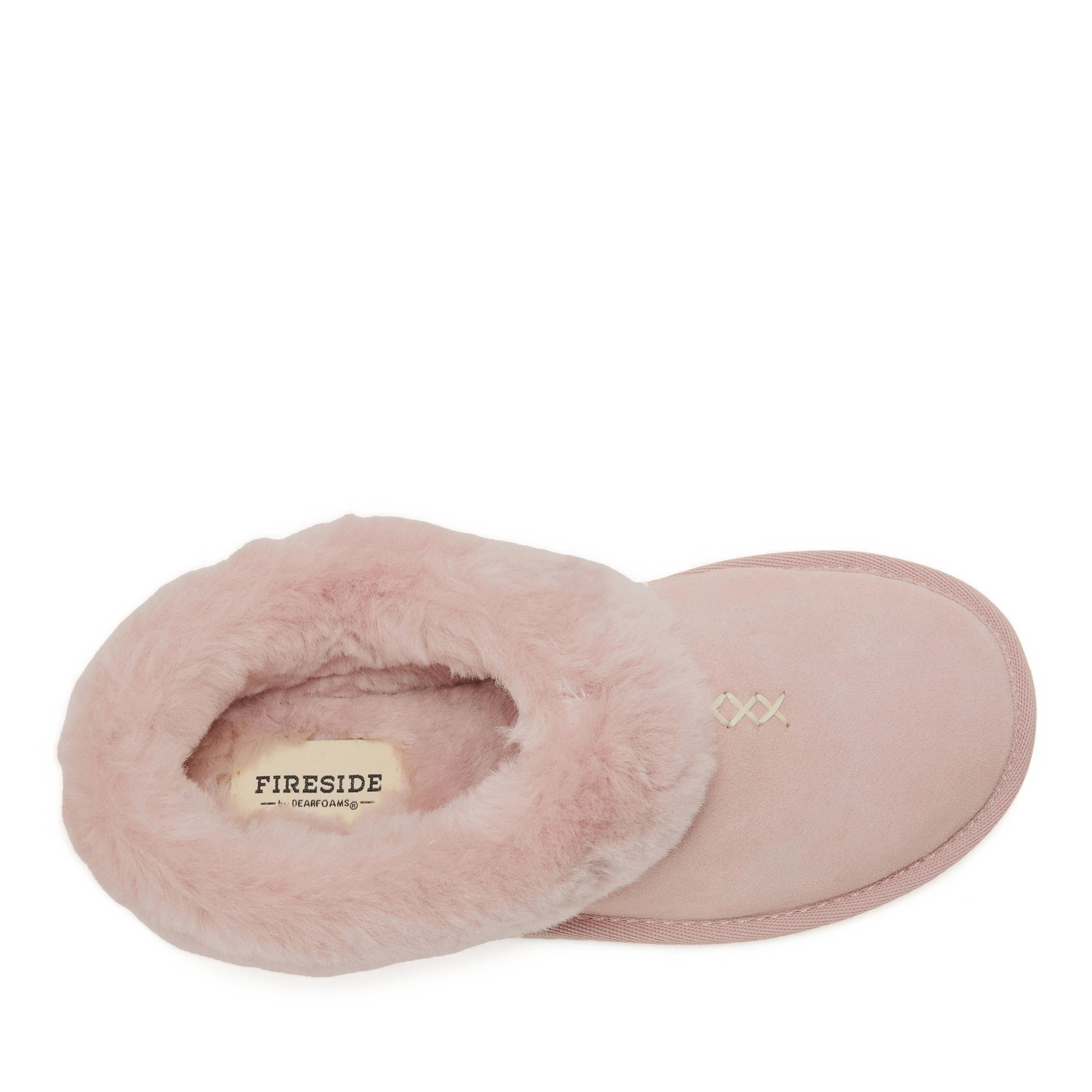 Women's Fireside by Dearfoams Adelaide Genuine Shearling Clog Slipper