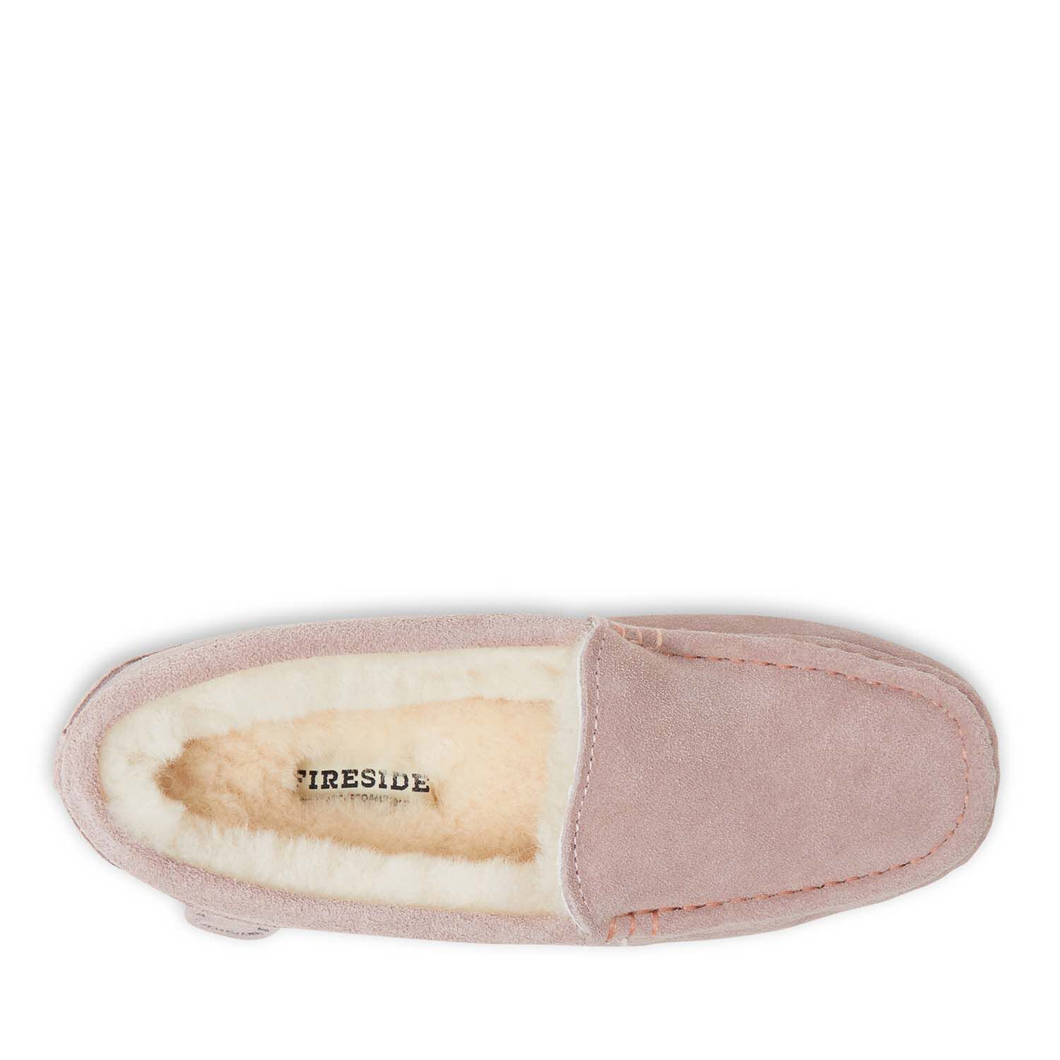 Women's Fireside by Dearfoams Mel Genuine Shearling Moccasin