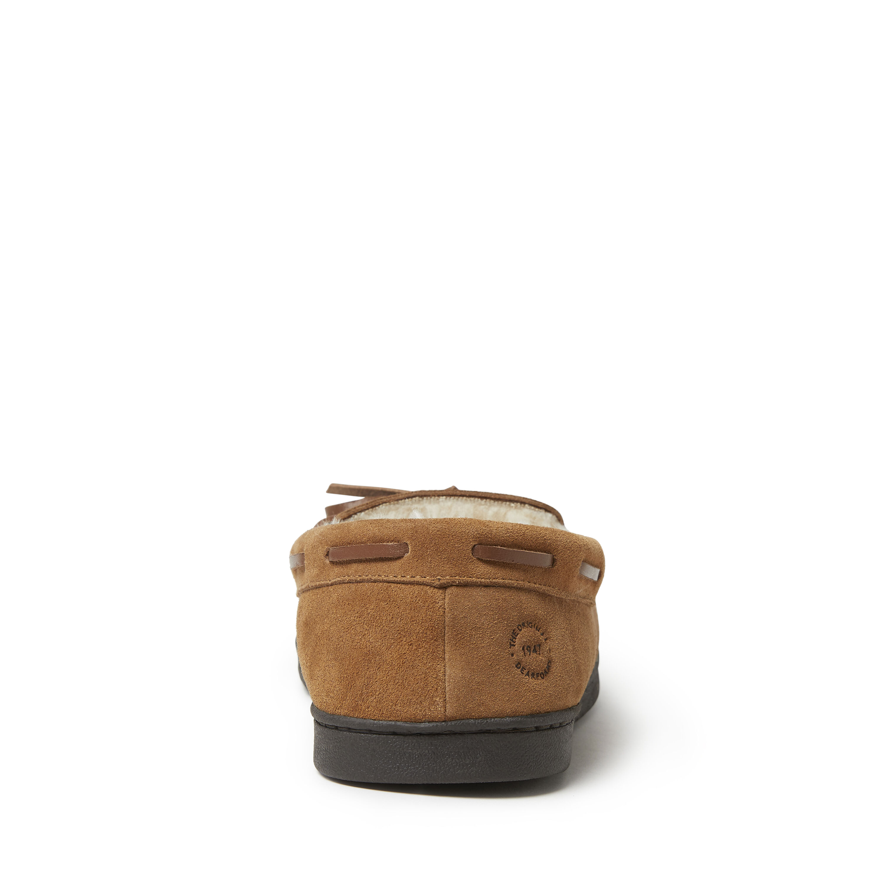 Men's Hudson Genuine Suede Moccasin with Tie