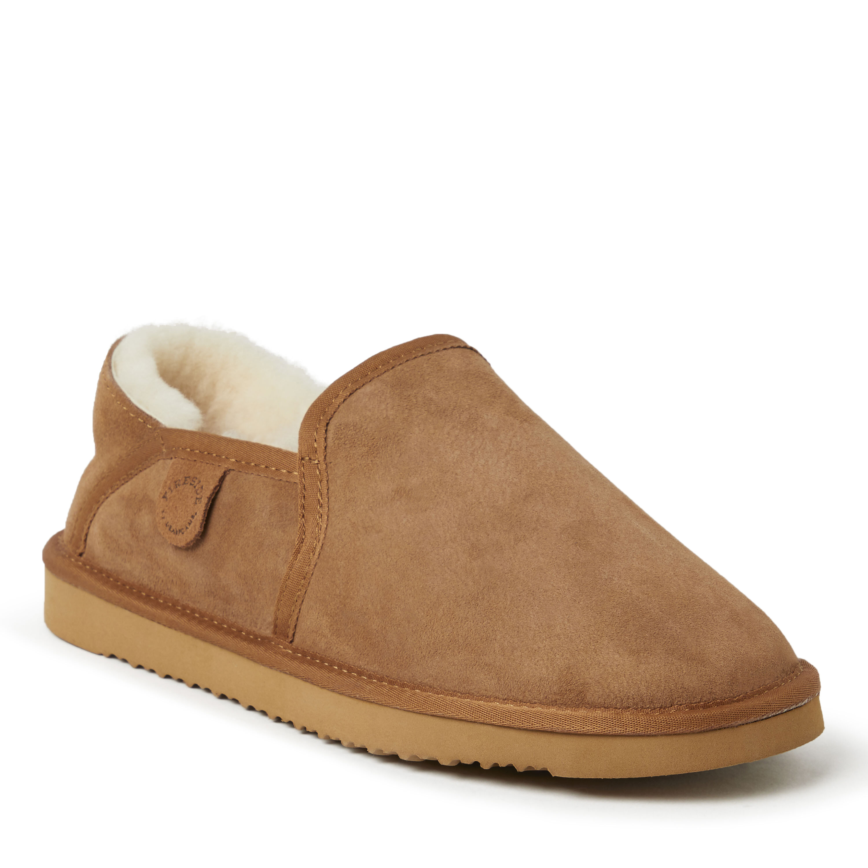 Men s Fireside by Dearfoams Hobart Genuine Shearling Closed