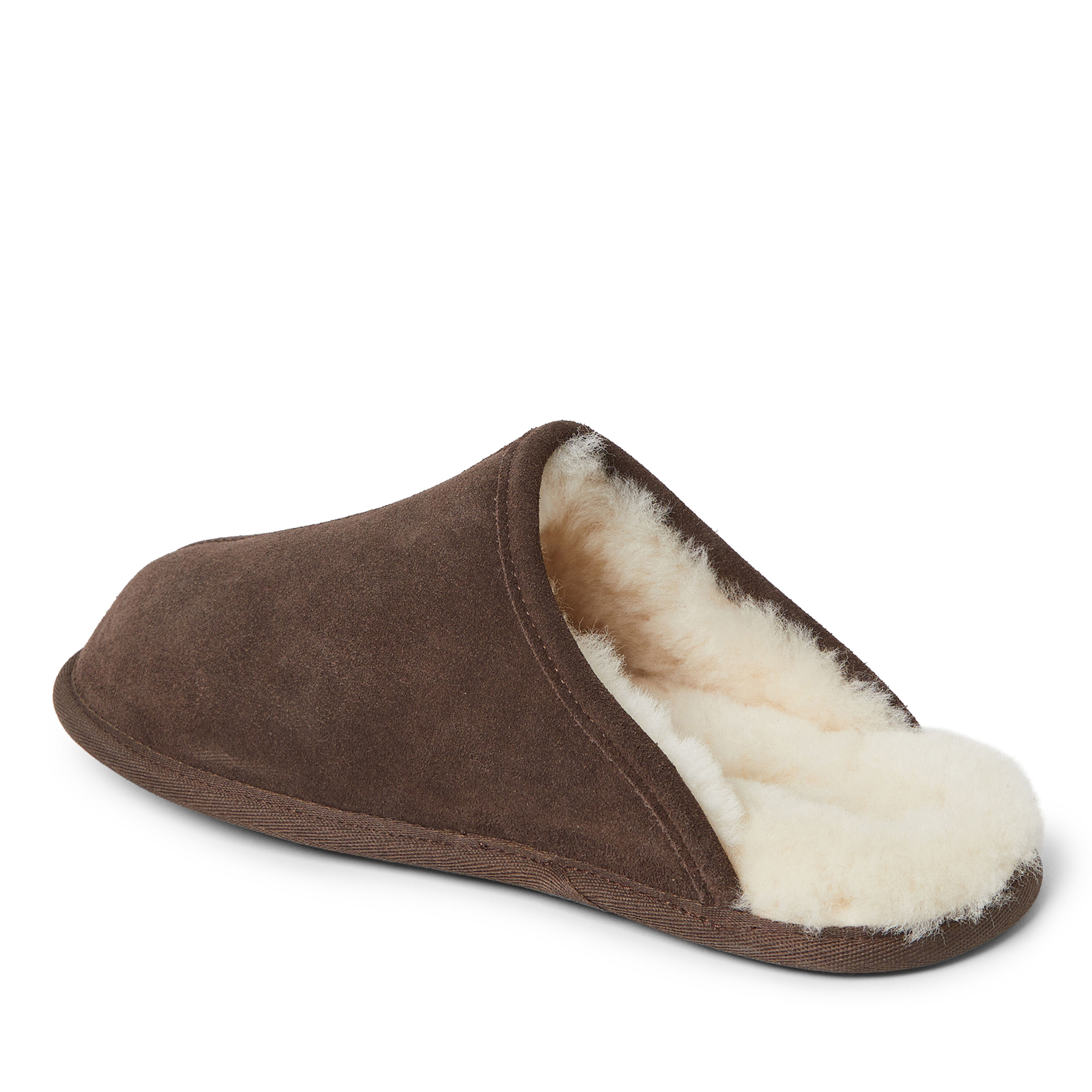 Men's Fireside by Dearfoams Warwick Genuine Shearling Scuff Slipper