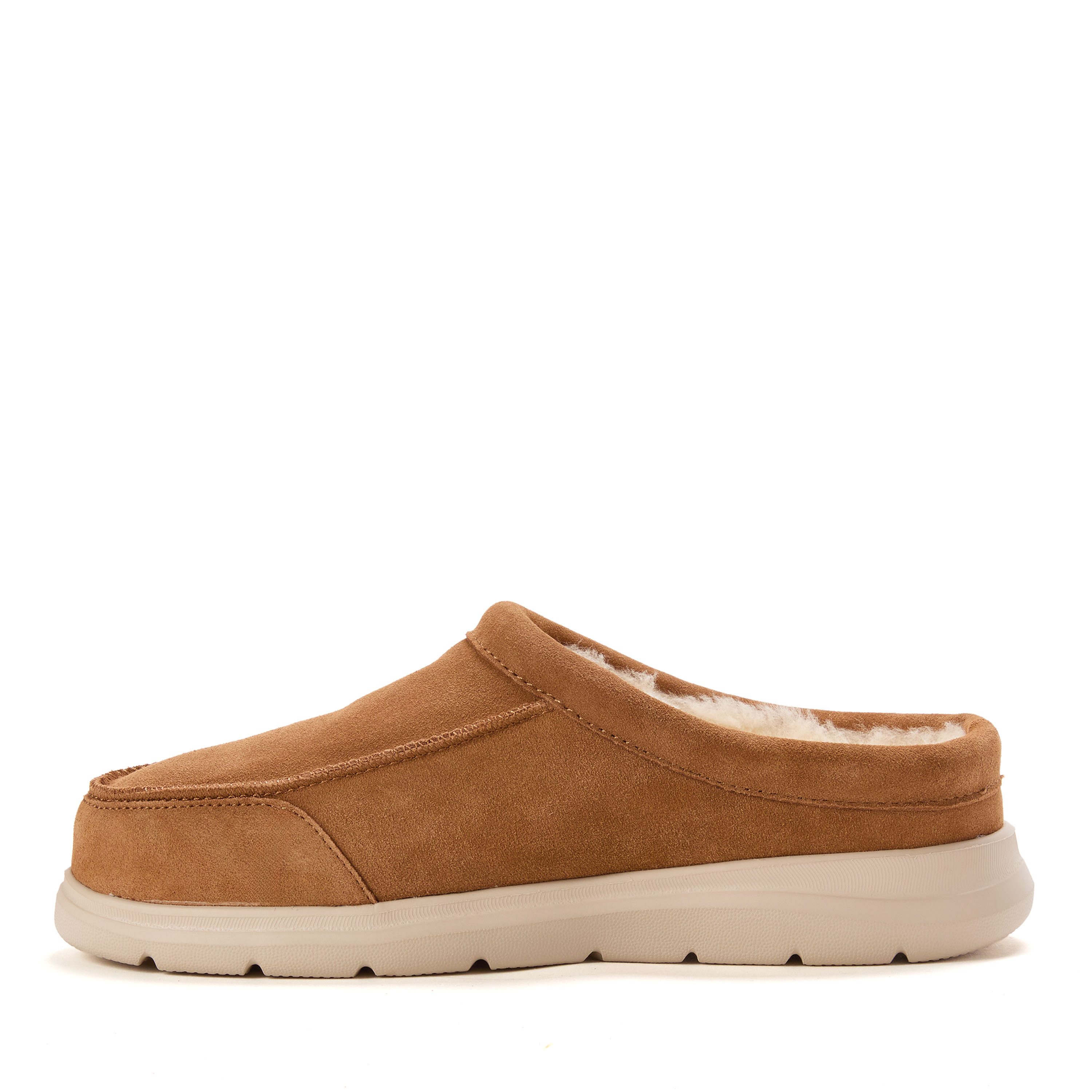 Men's Fireside by Dearfoams Lithgow Genuine Shearling Clog