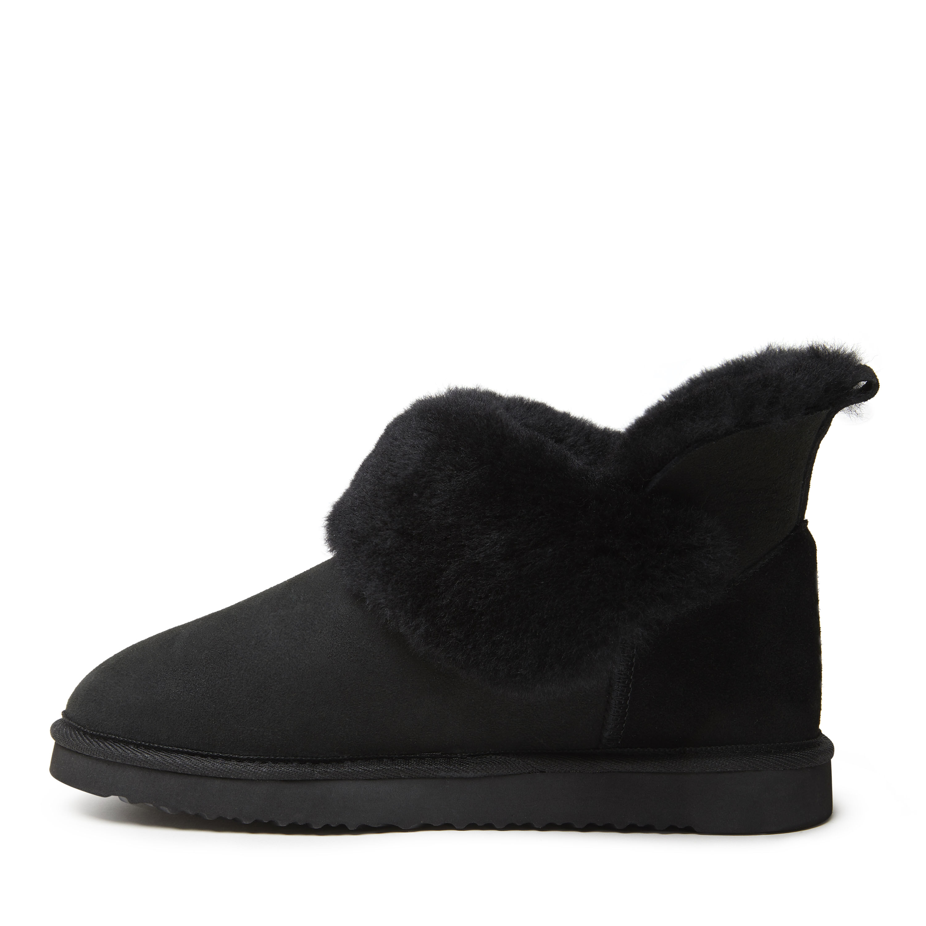 Women s Fireside by Dearfoams Perth Genuine Shearling Foldover