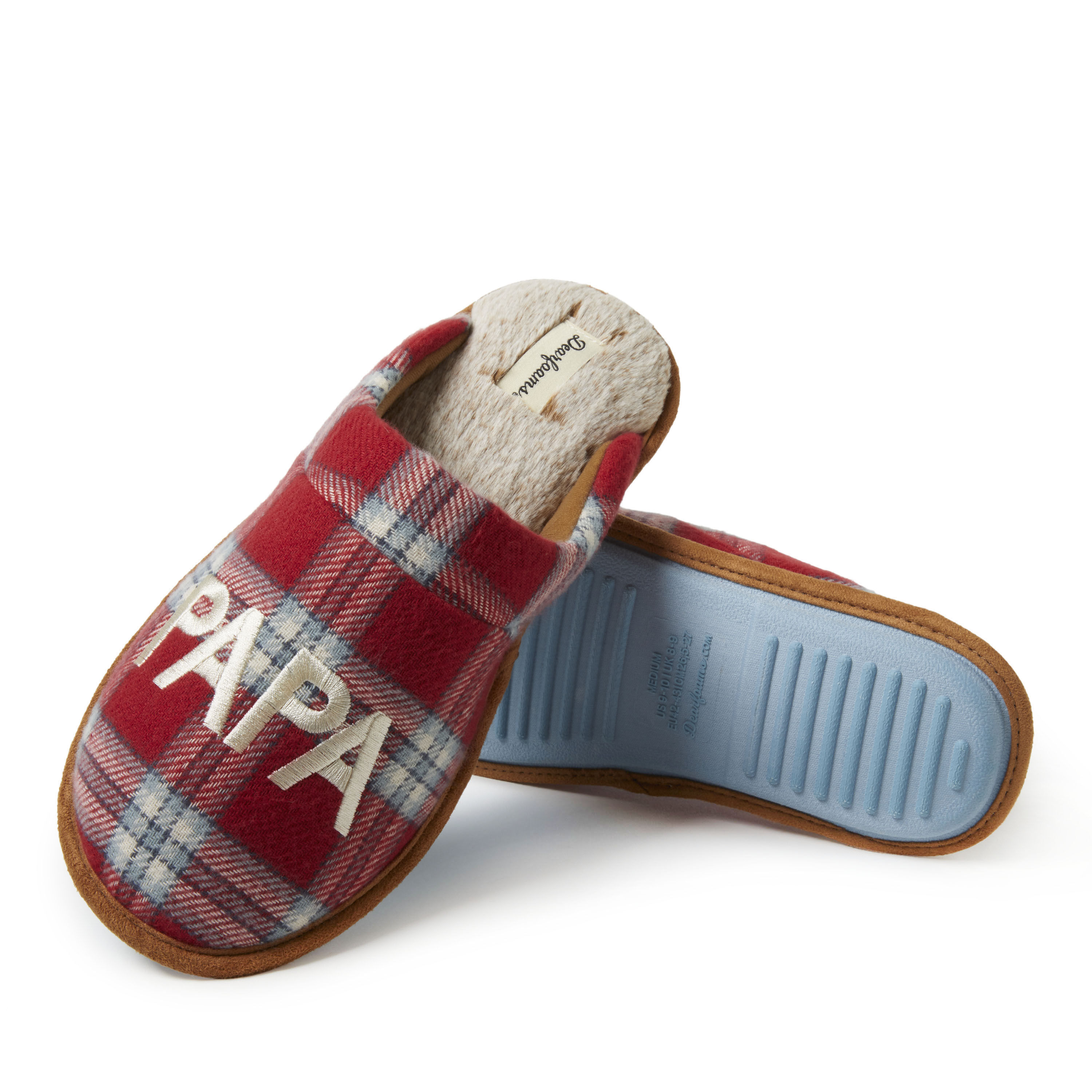 Red dearfoam slippers outlet