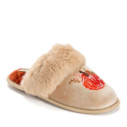 Women's Halloween Velour Scuff
