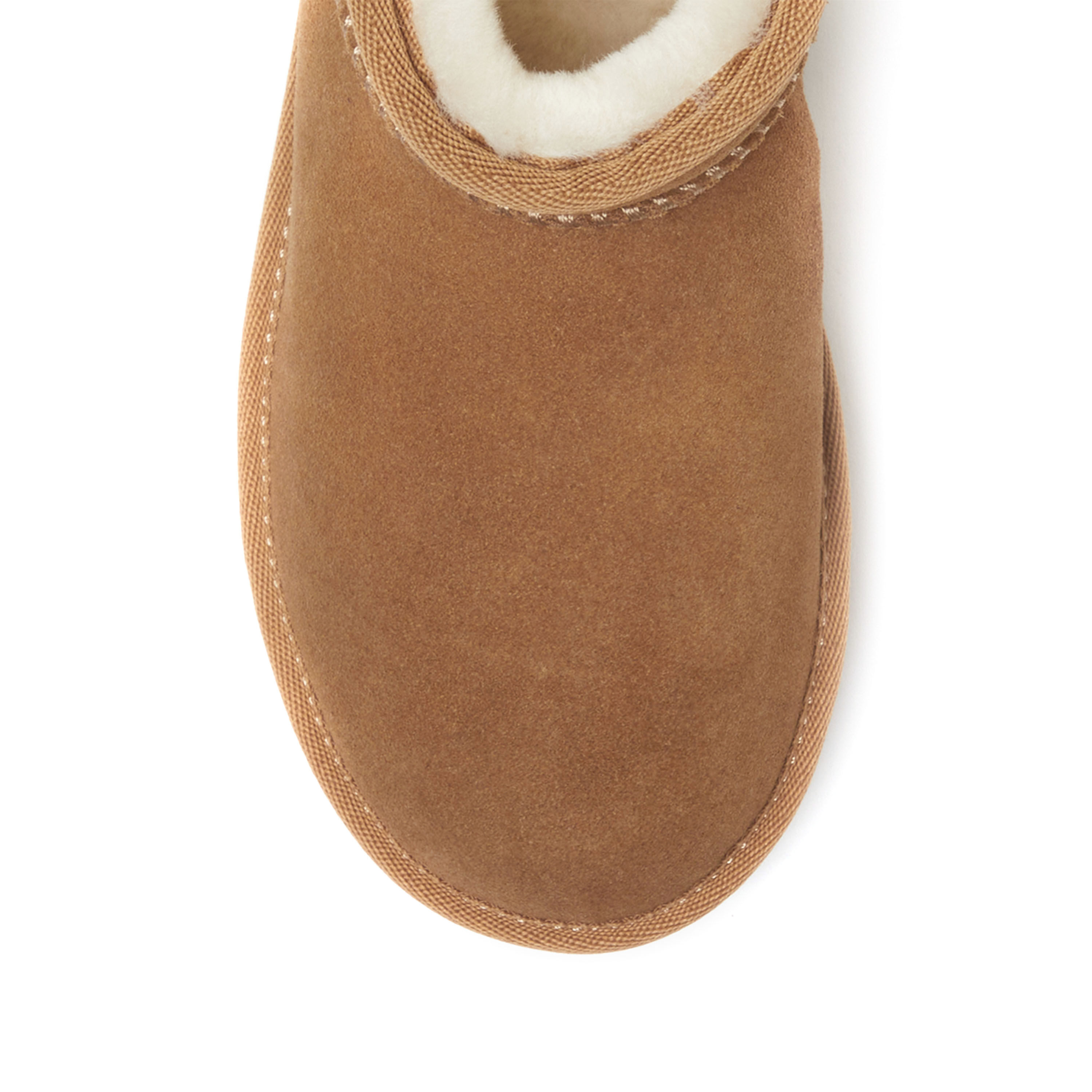 Women's Fireside by Dearfoams Kingston Genuine Shearling Platform Bootie