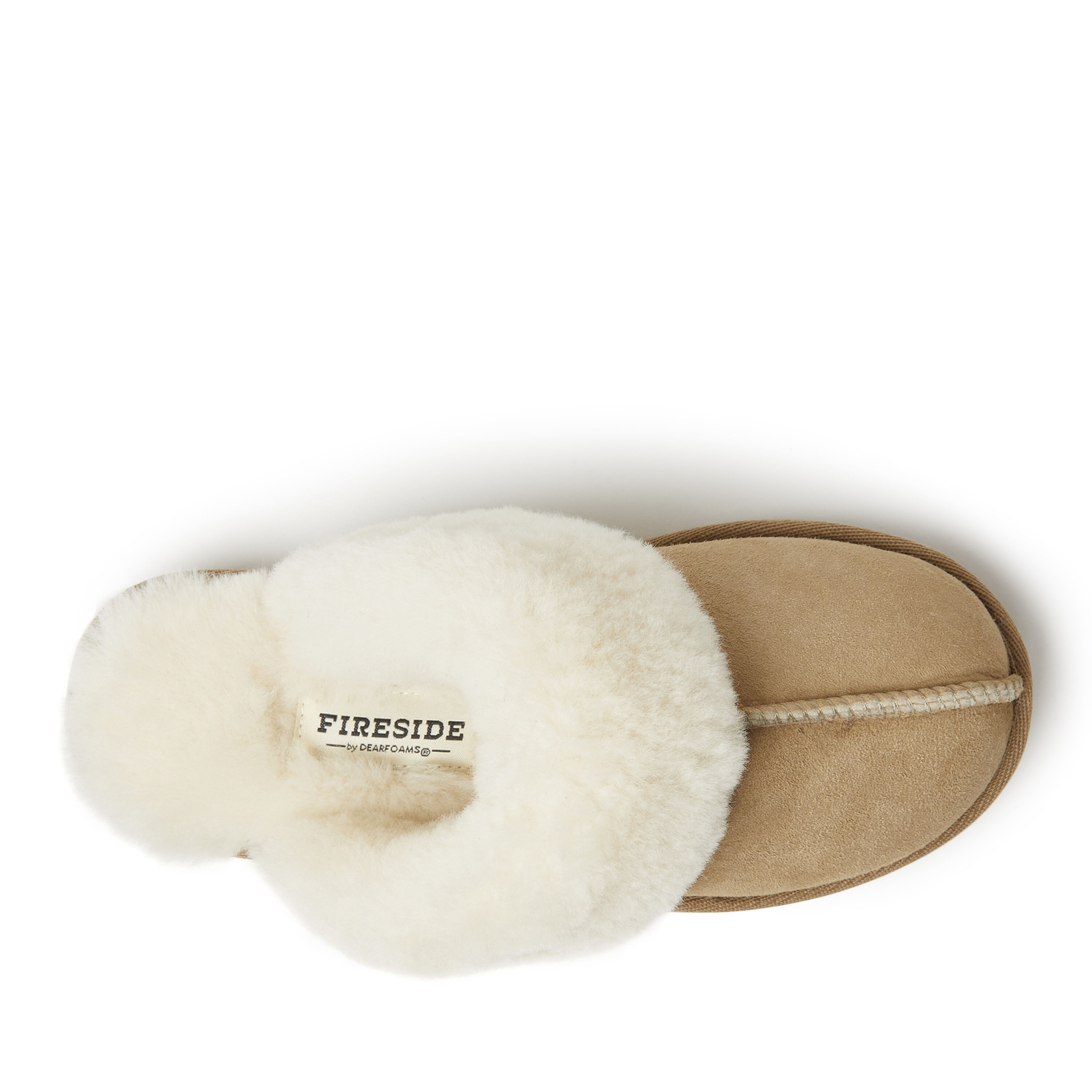Women's Fireside by Dearfoams Sydney Genuine Shearling Scuff Slipper