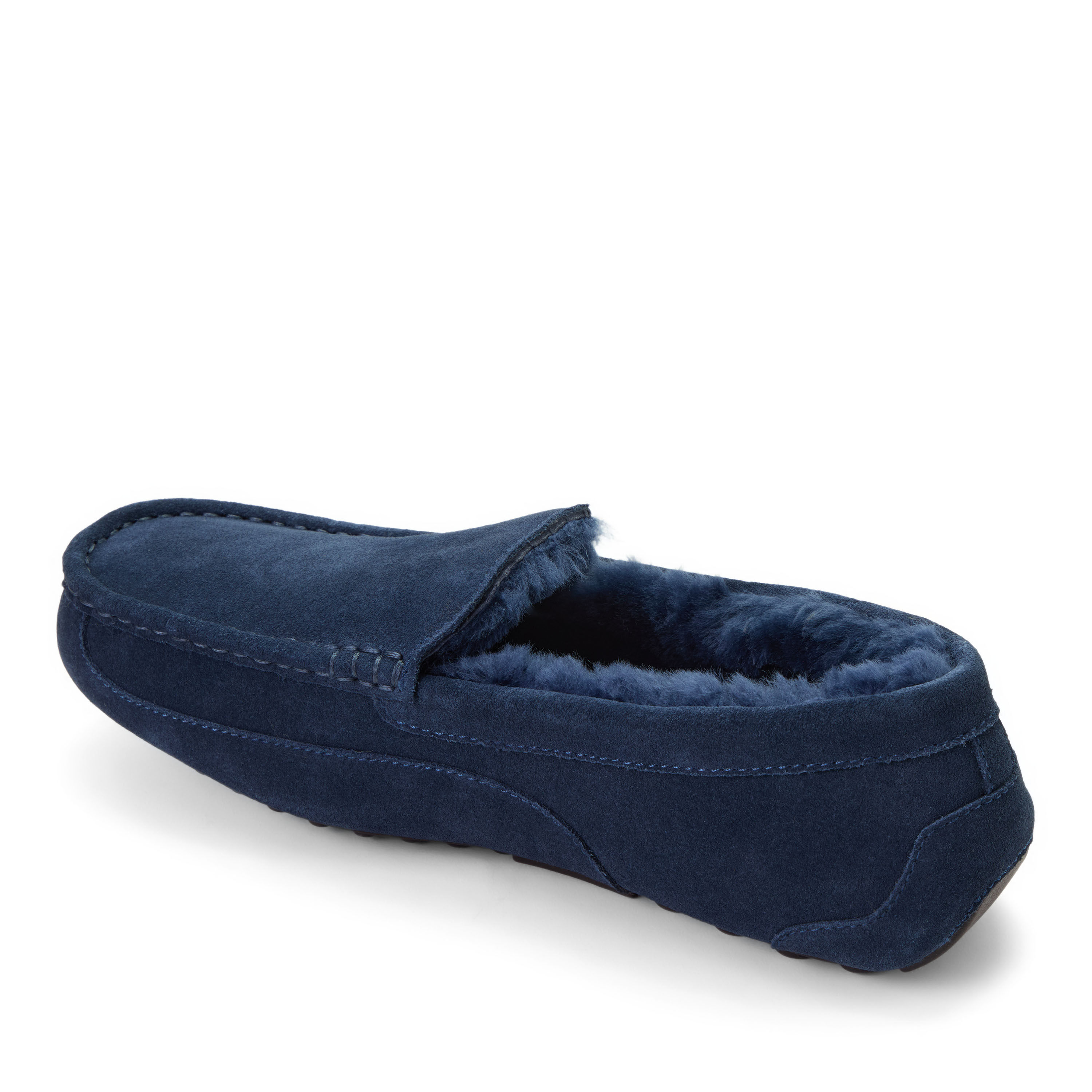 Men's Fireside by Dearfoams Melbourne Genuine Shearling Moccasin Slipper