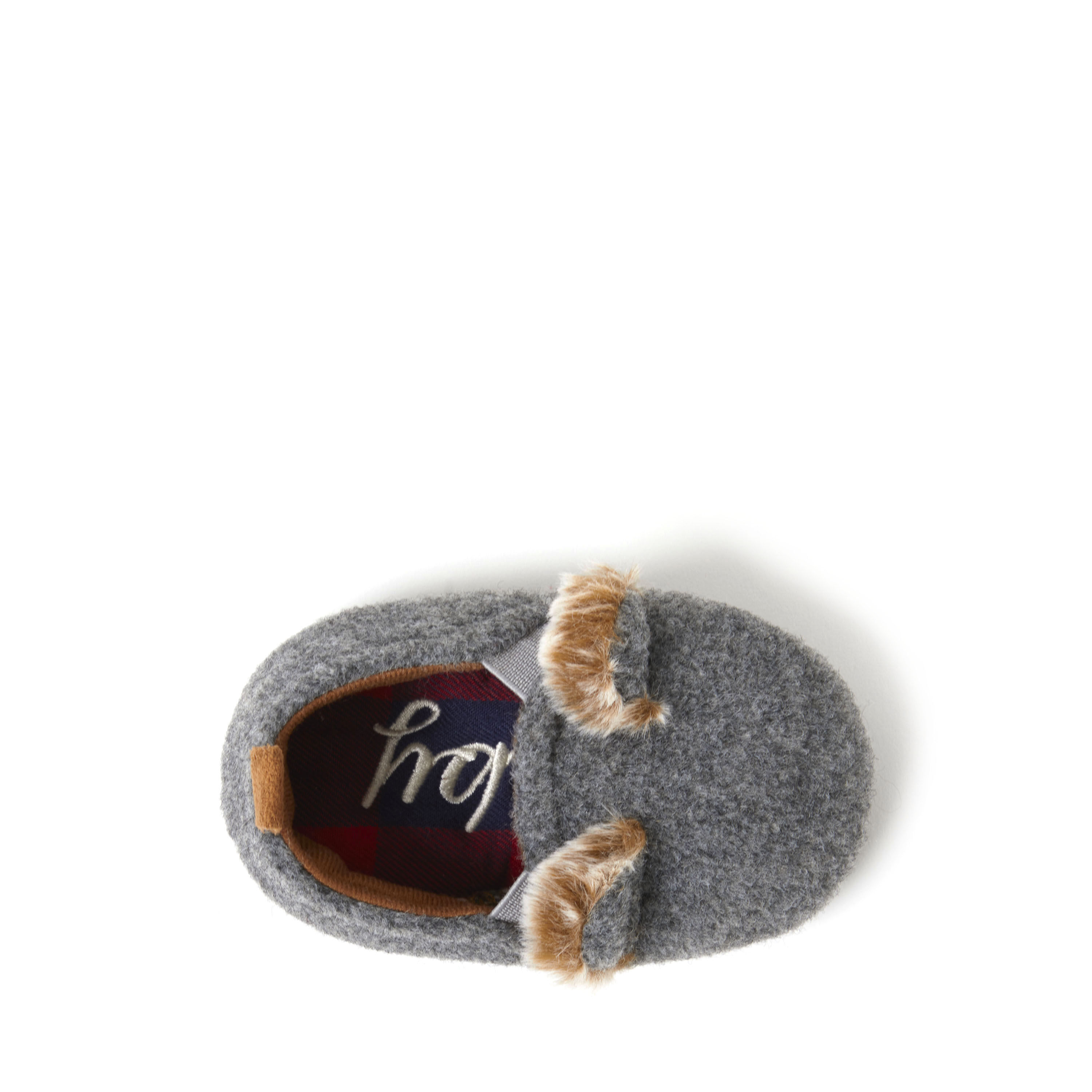 Baby Family Scuff with Baby Bear Embroidery