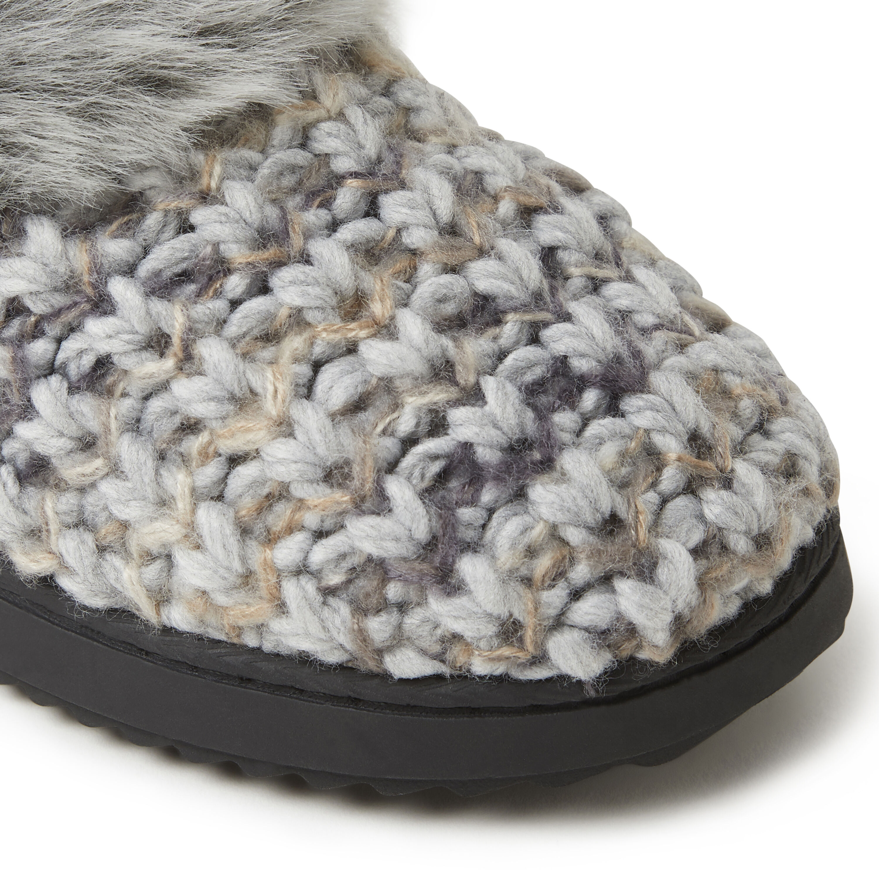 Women's Hannah Textured Knit Clog Slipper