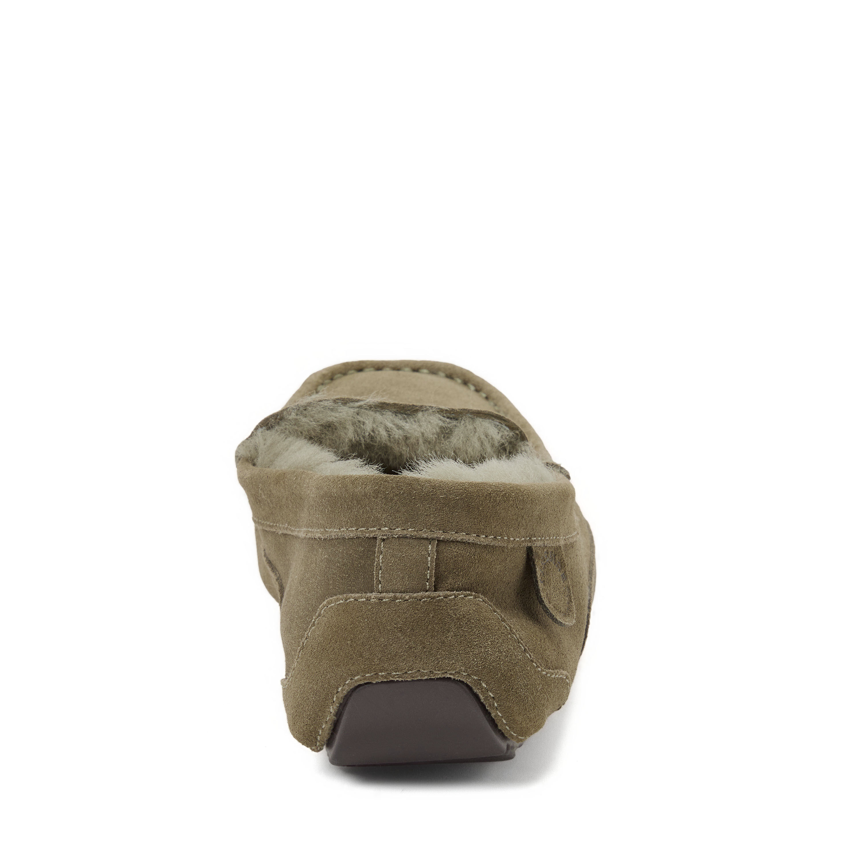 Men's Fireside by Dearfoams Melbourne Genuine Shearling Moccasin Slipper