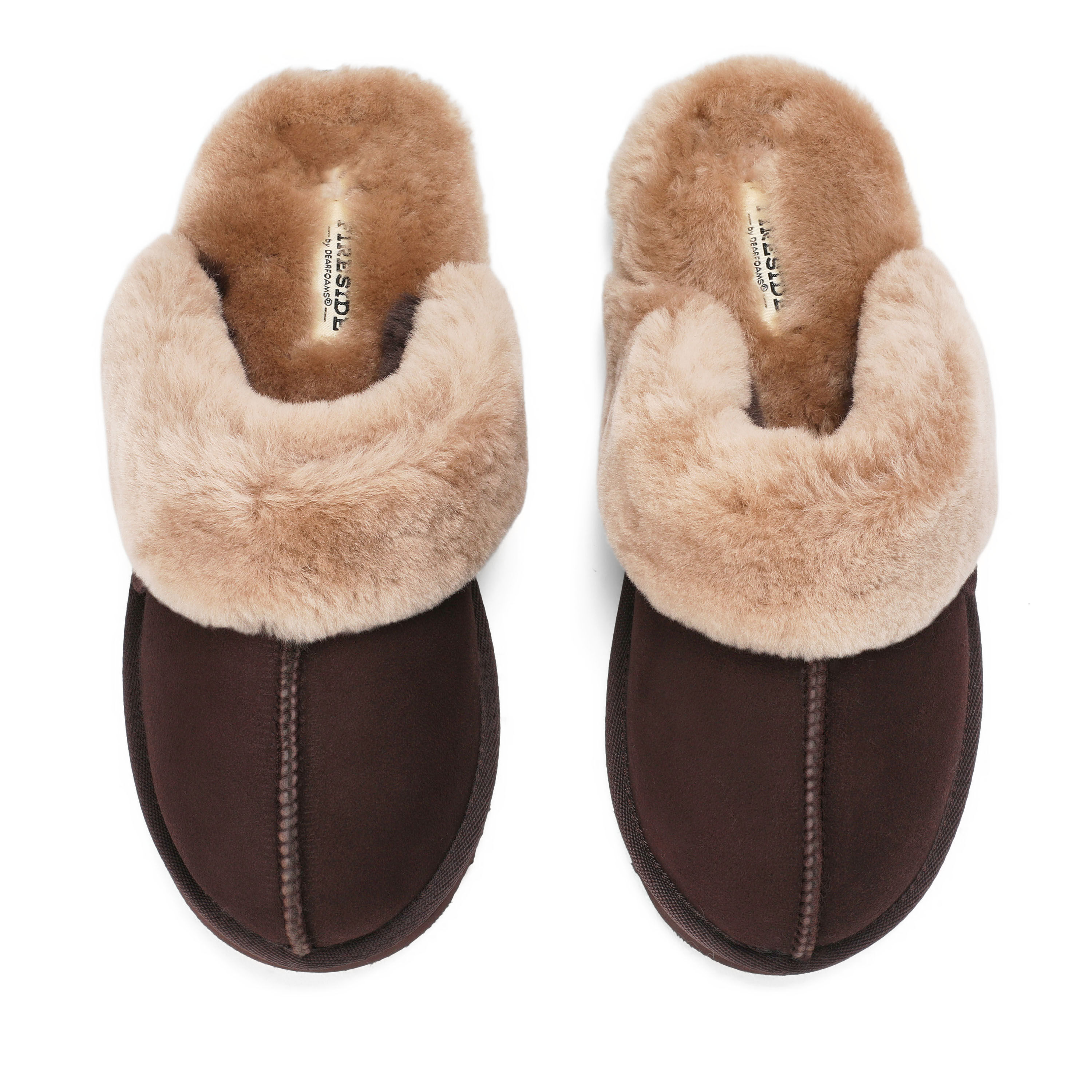 Women's Fireside by Dearfoams Sydney Genuine Shearling Scuff Slipper