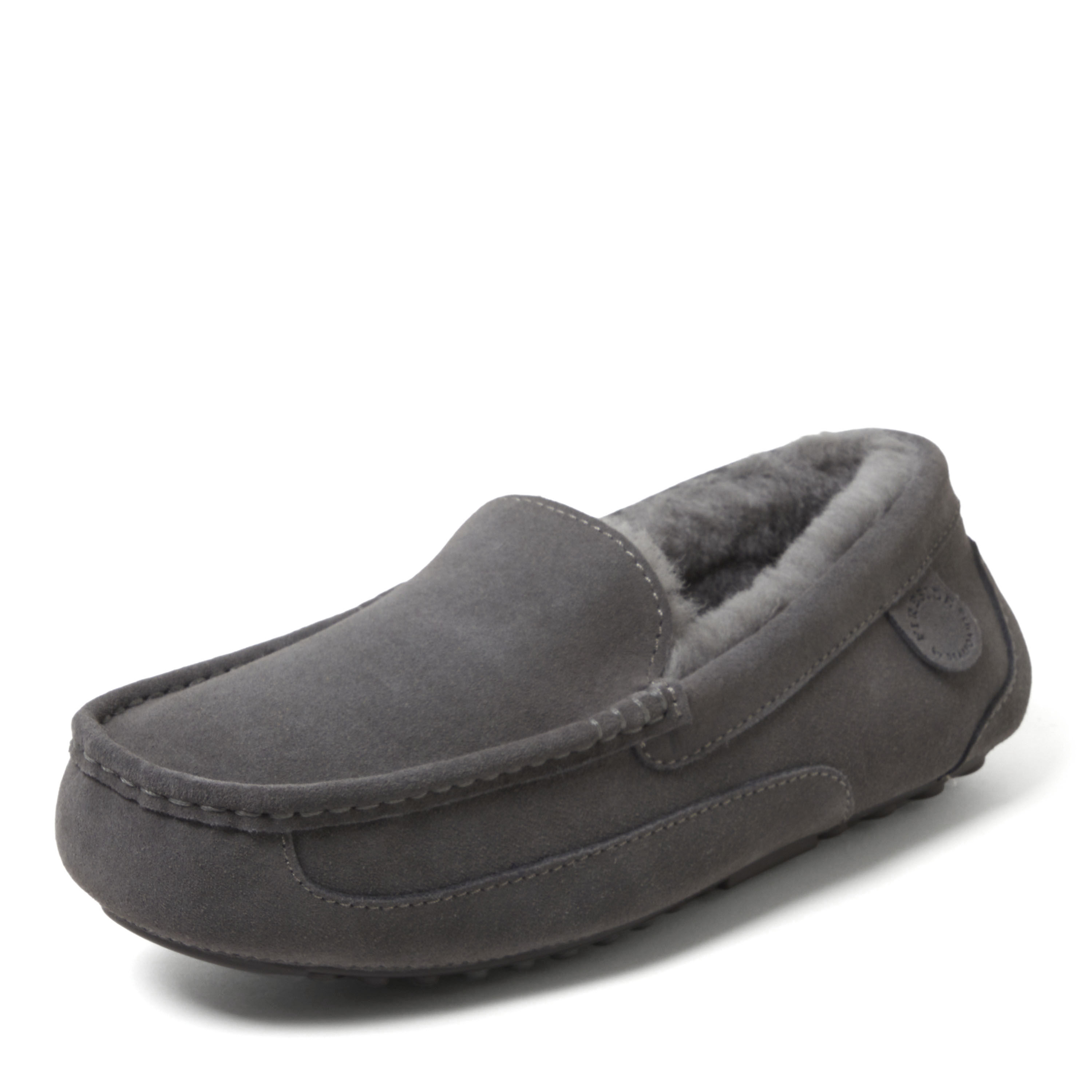 Men's Fireside by Dearfoams Melbourne Genuine Shearling Moccasin Slipper