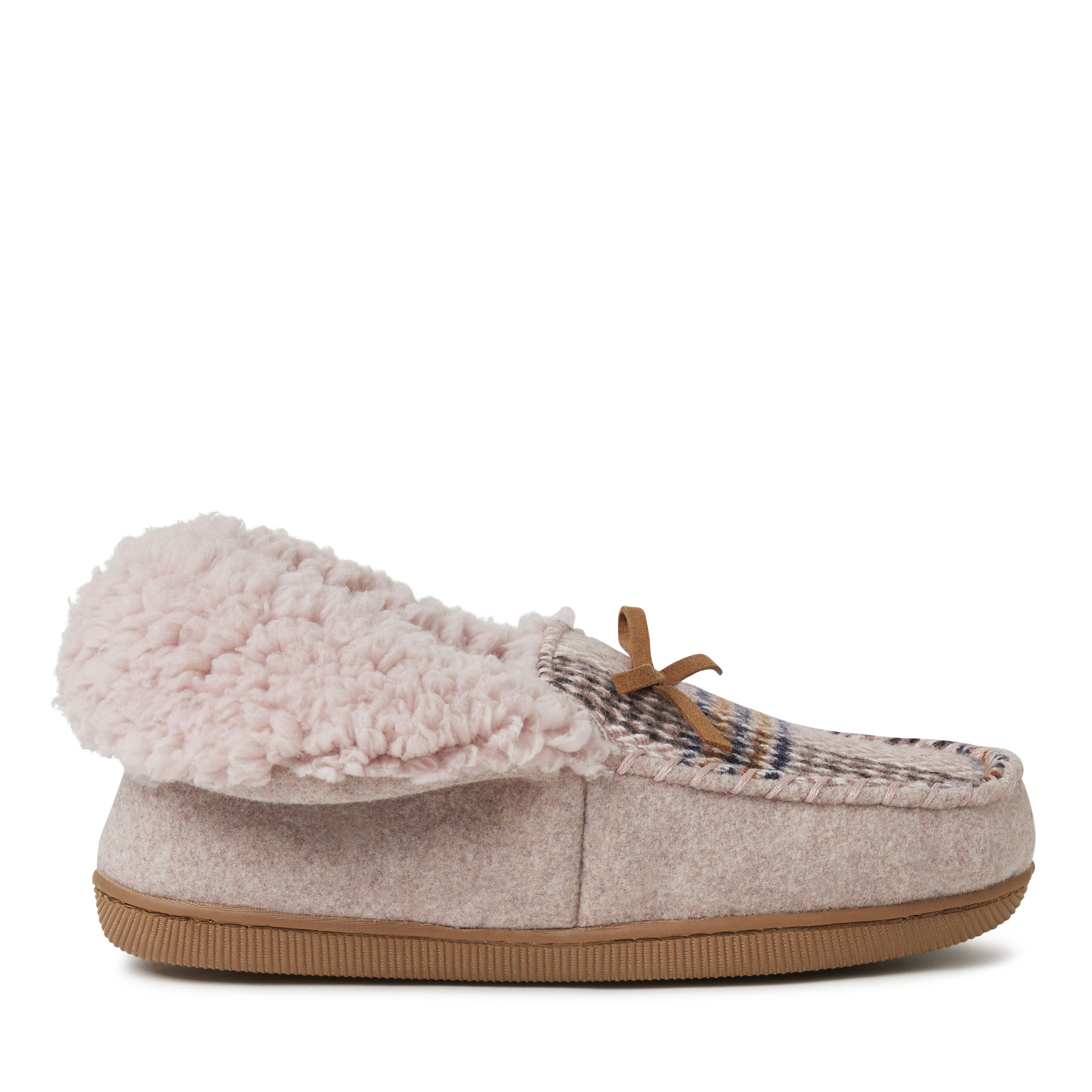 Women's Marley Blanket Plaid Foldover Moccasin Slipper