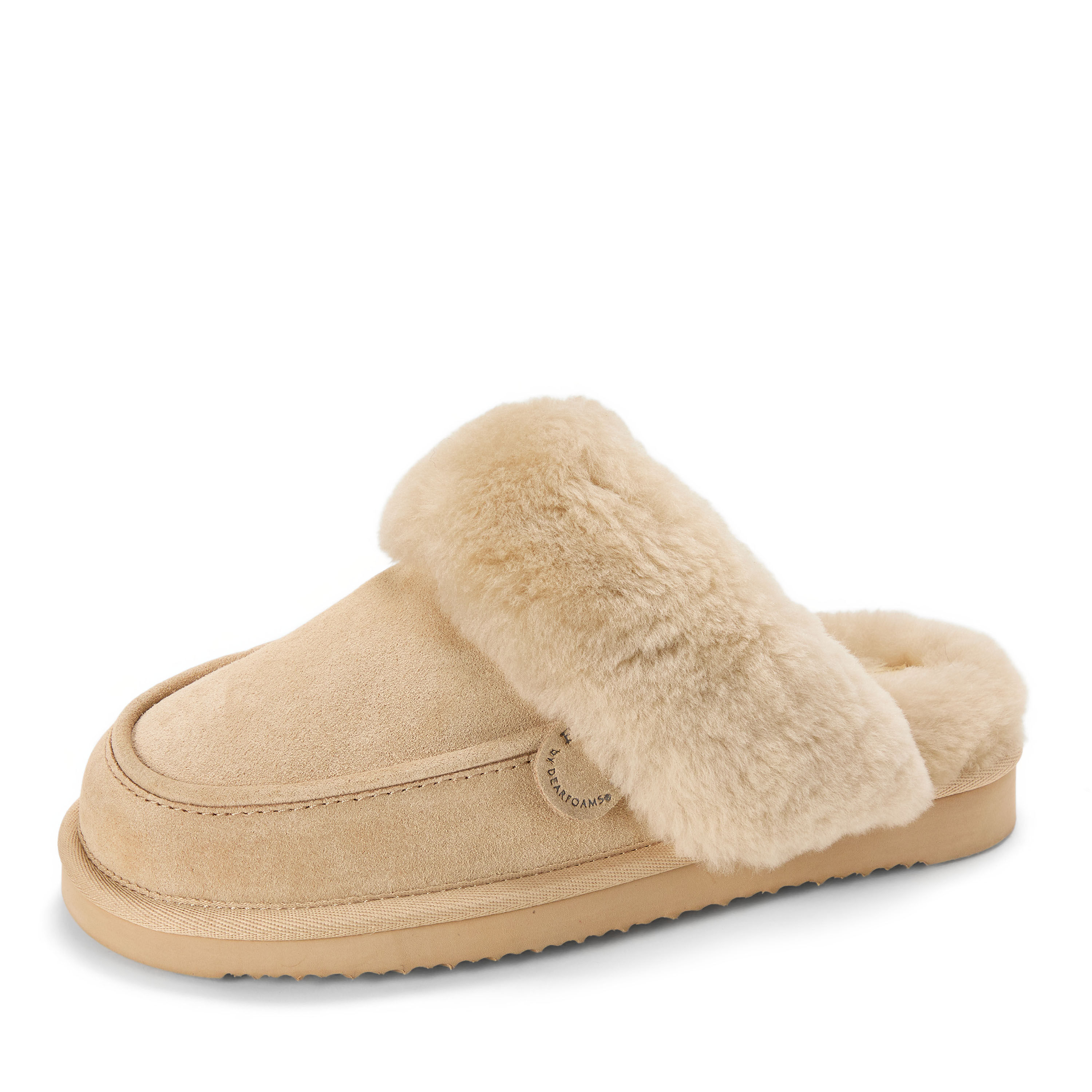 Women's Fireside by Dearfoams Melville Genuine Shearling Scuff