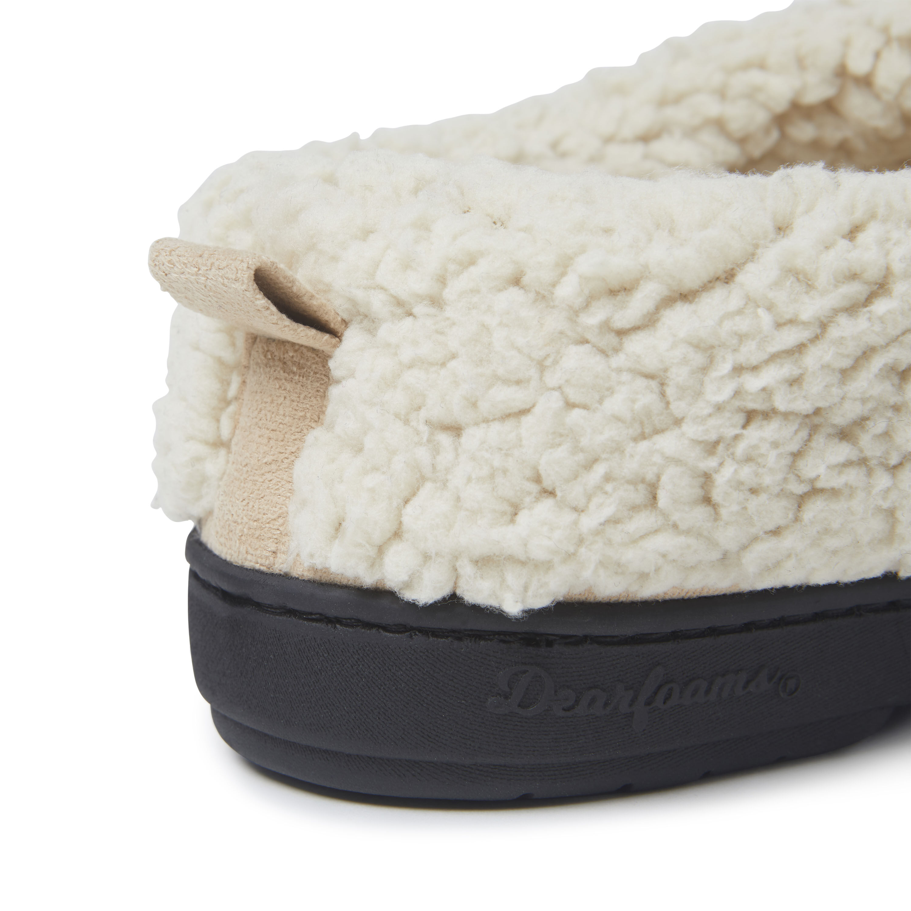 Women's Microsuede Clog Slipper with Whipstitch