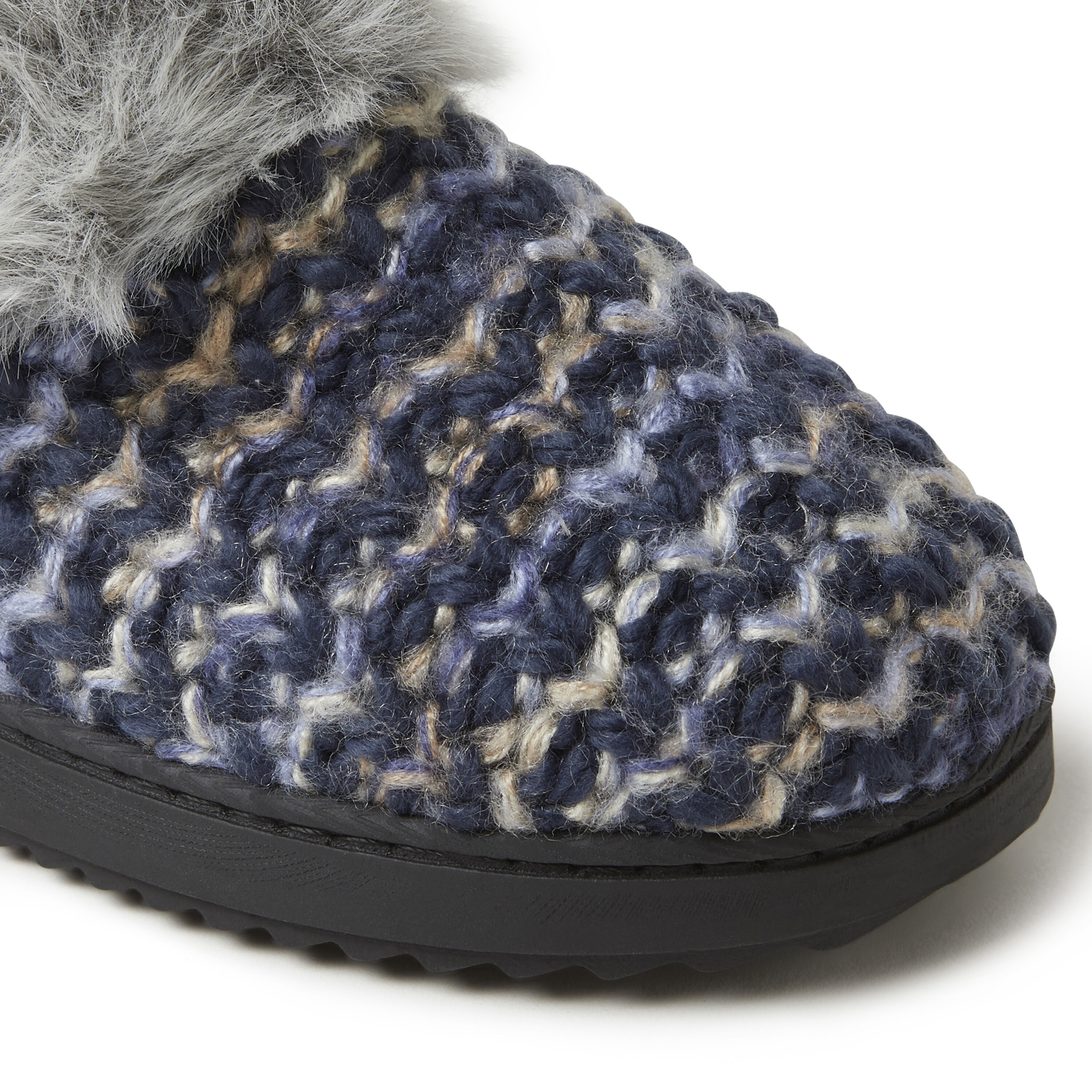 Women's Hannah Textured Knit Clog Slipper