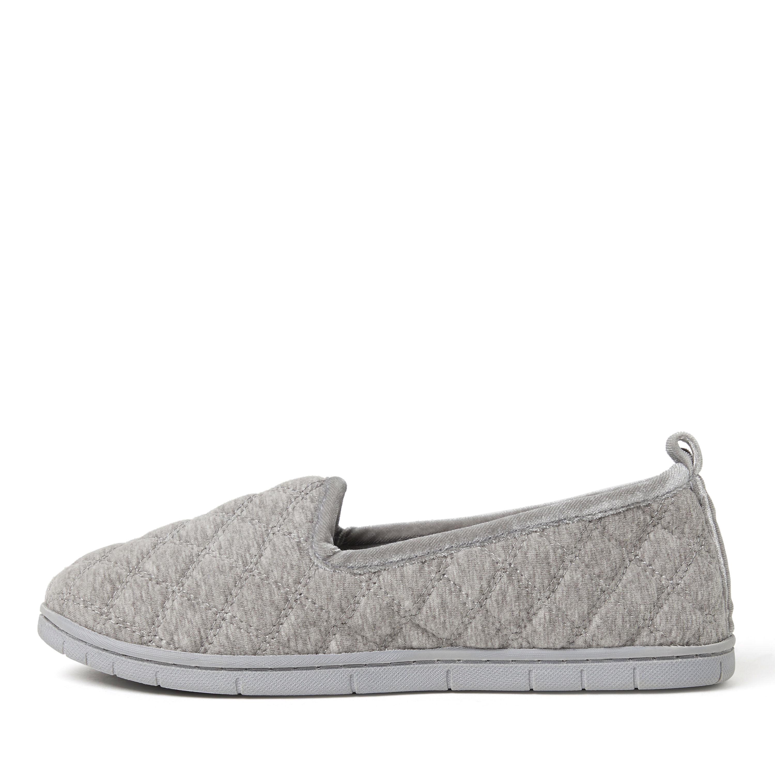 Women's Rachel Quilted Jersey Closed Back Slipper