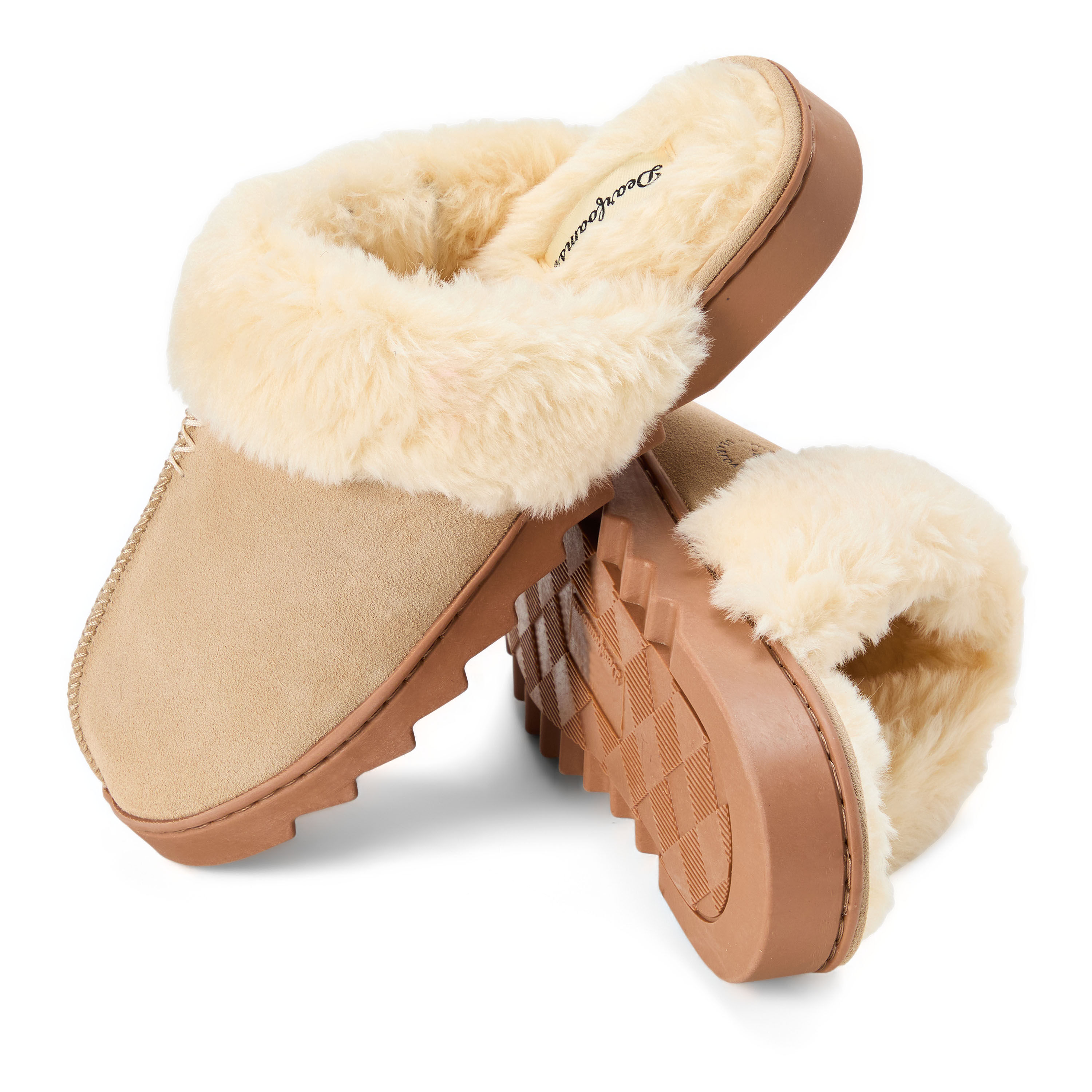 Women's Helena Genuine Suede Scuff With Prayer Seam