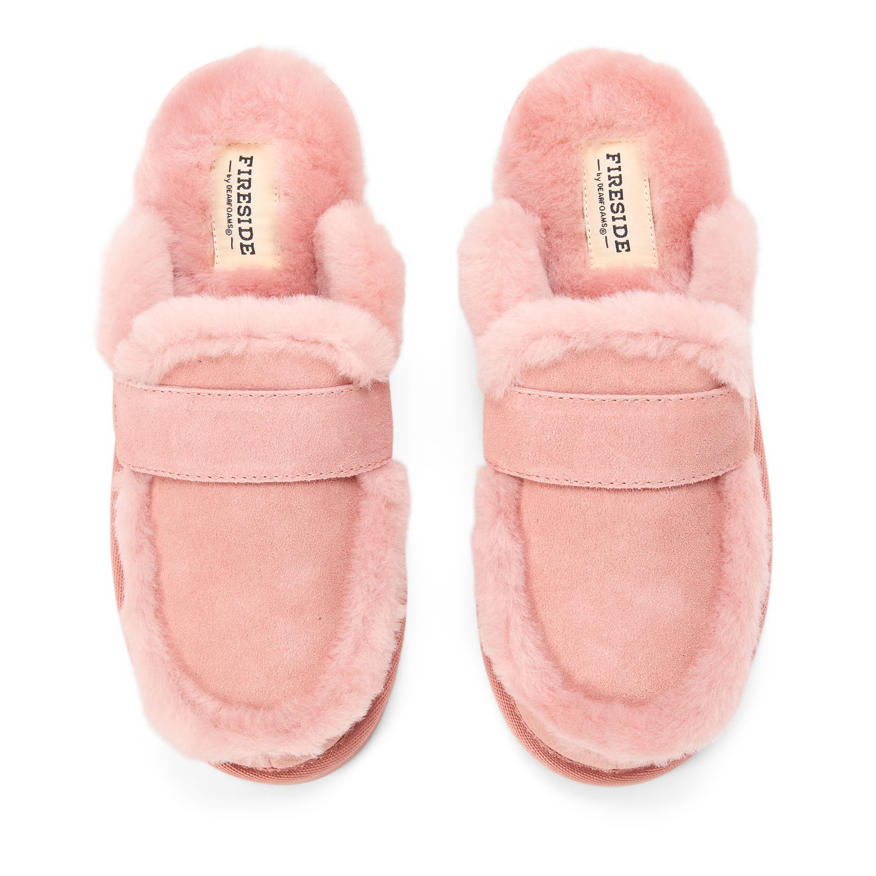 Women's Fireside by Dearfoams Richmond Genuine Shearling Scuff