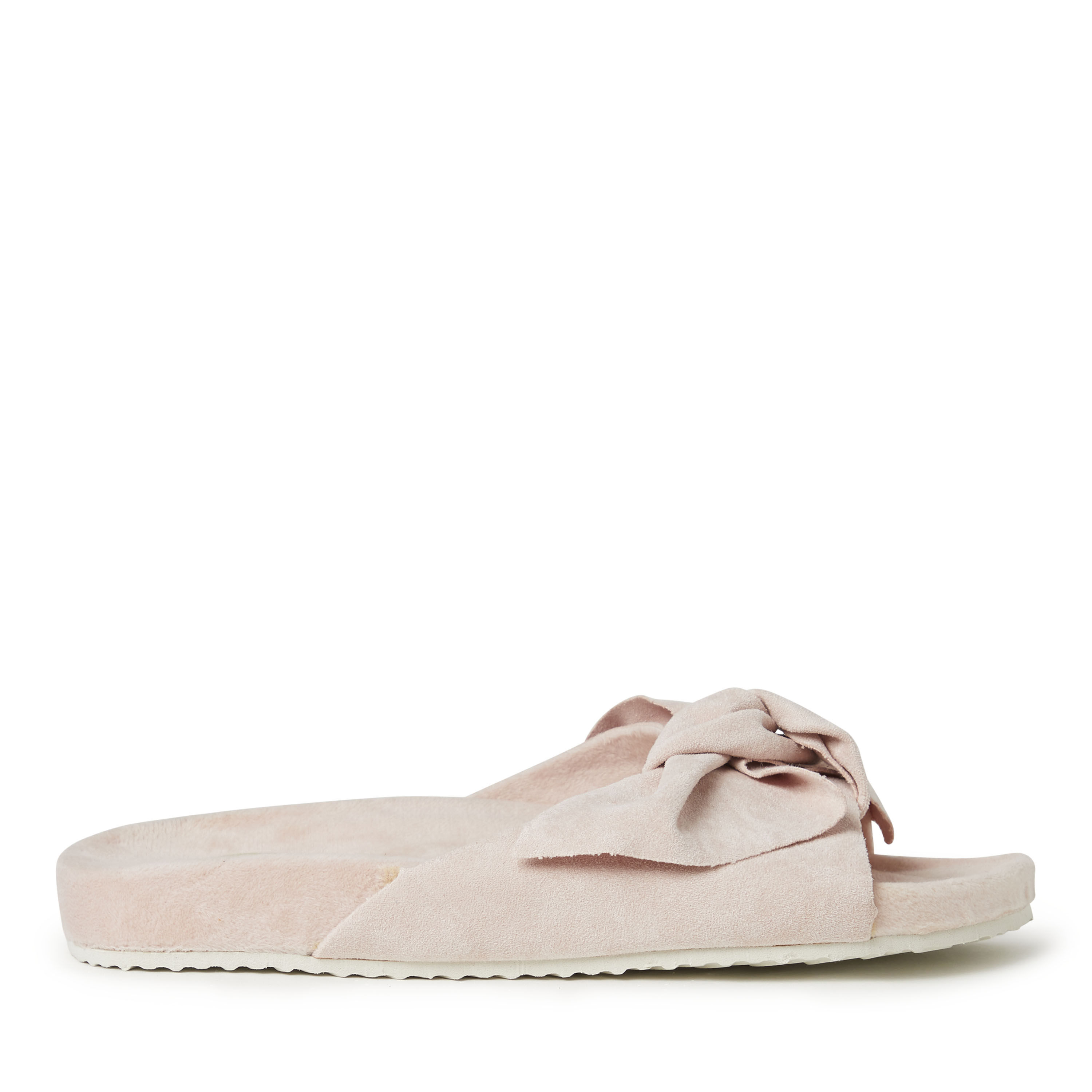 Megan Microsuede Knot Molded Footbed Sandal