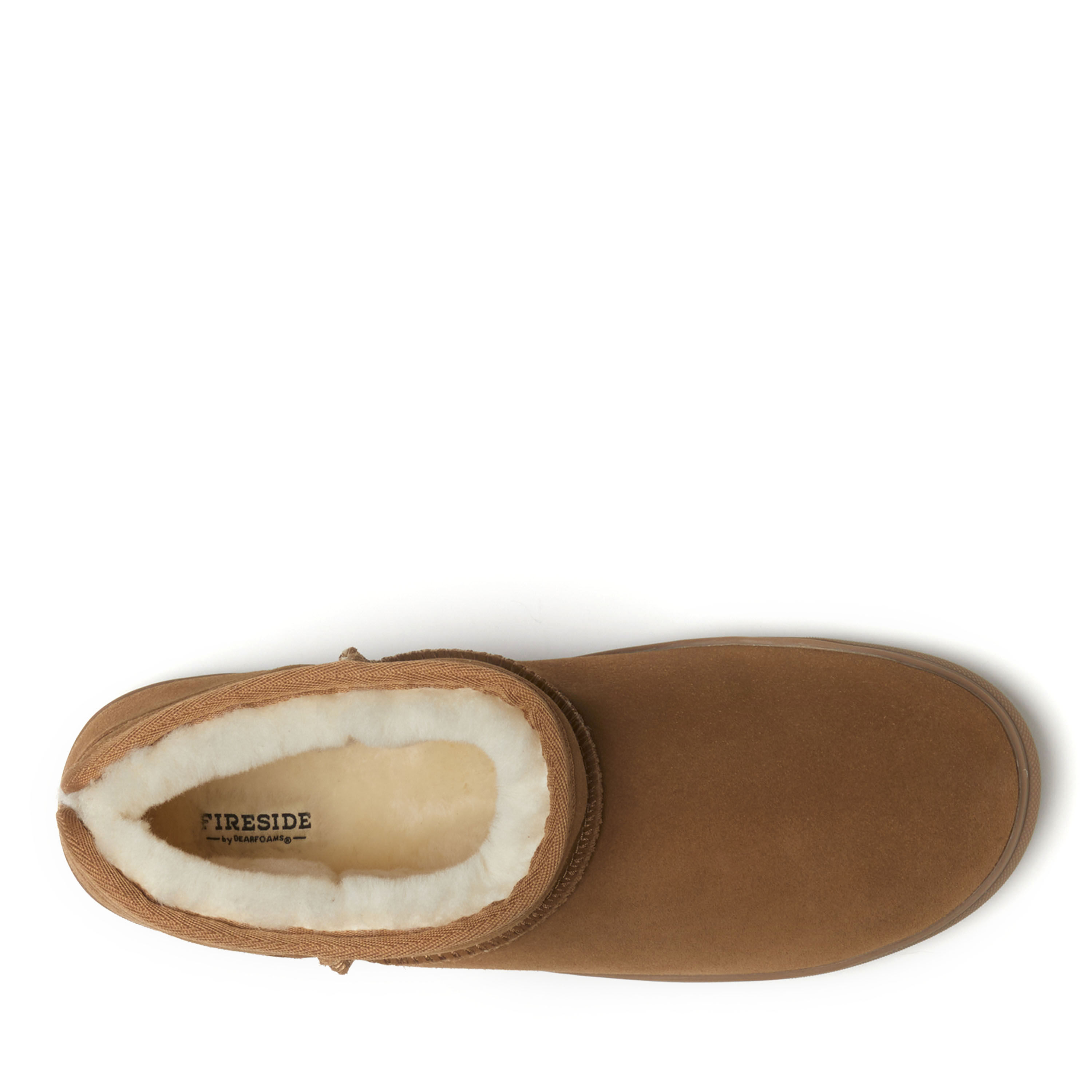 Men's Fireside by Dearfoams Bathurst Genuine Shearling Micro Bootie