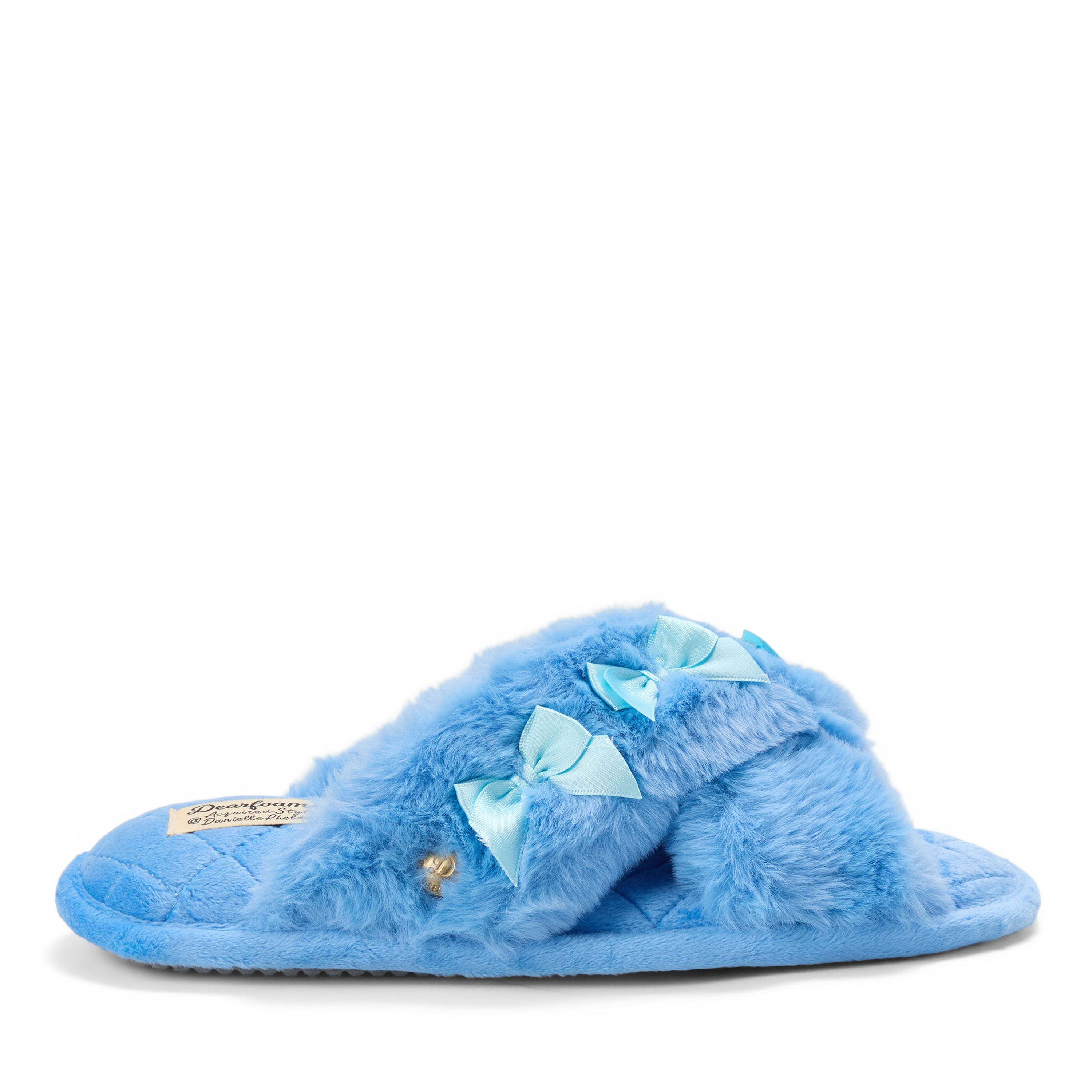 Women's Jessica Furry Crossband Slide Slipper
