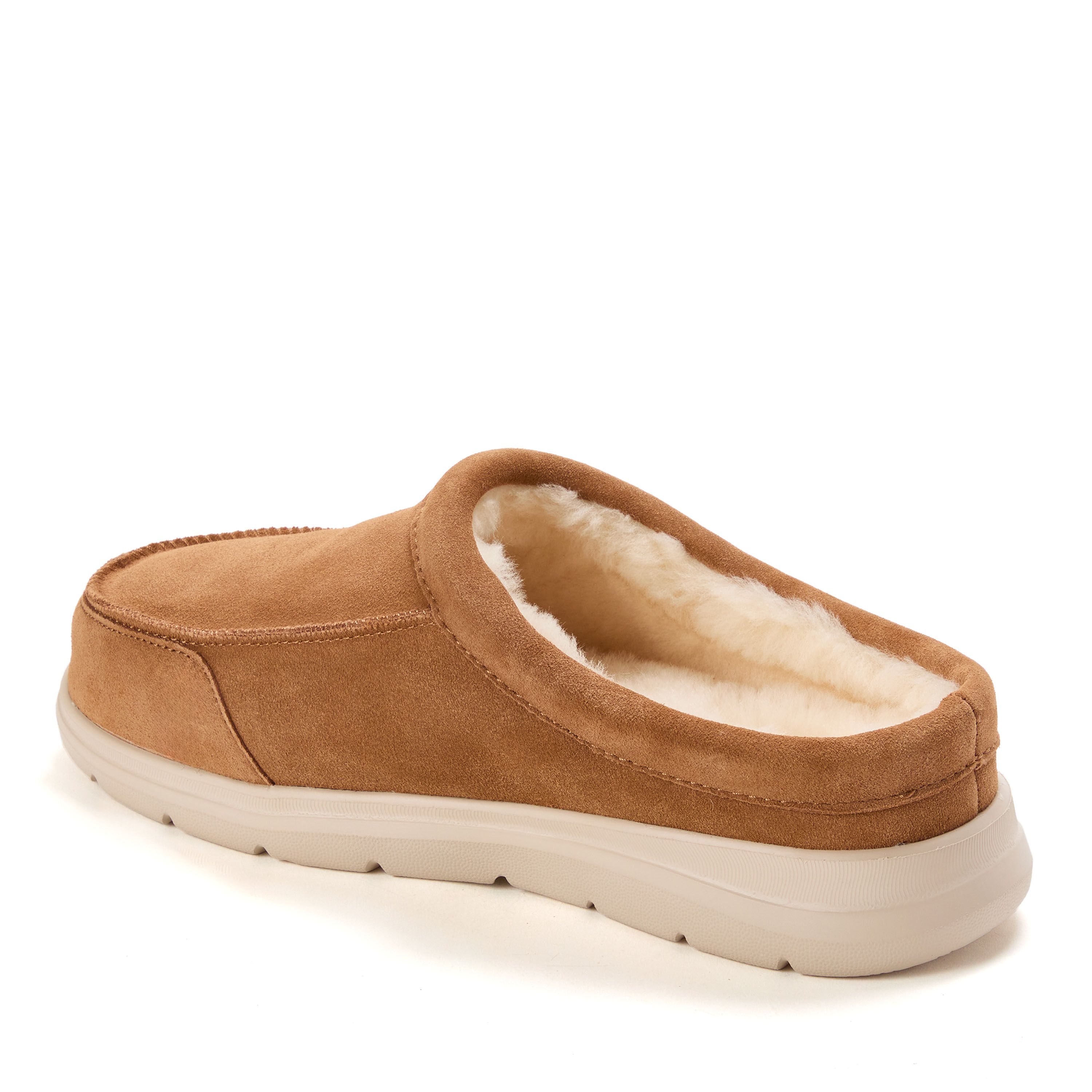Men's Fireside by Dearfoams Lithgow Genuine Shearling Clog