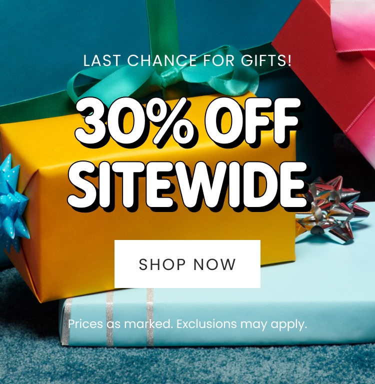 30% Off Sitewide Prices as marked